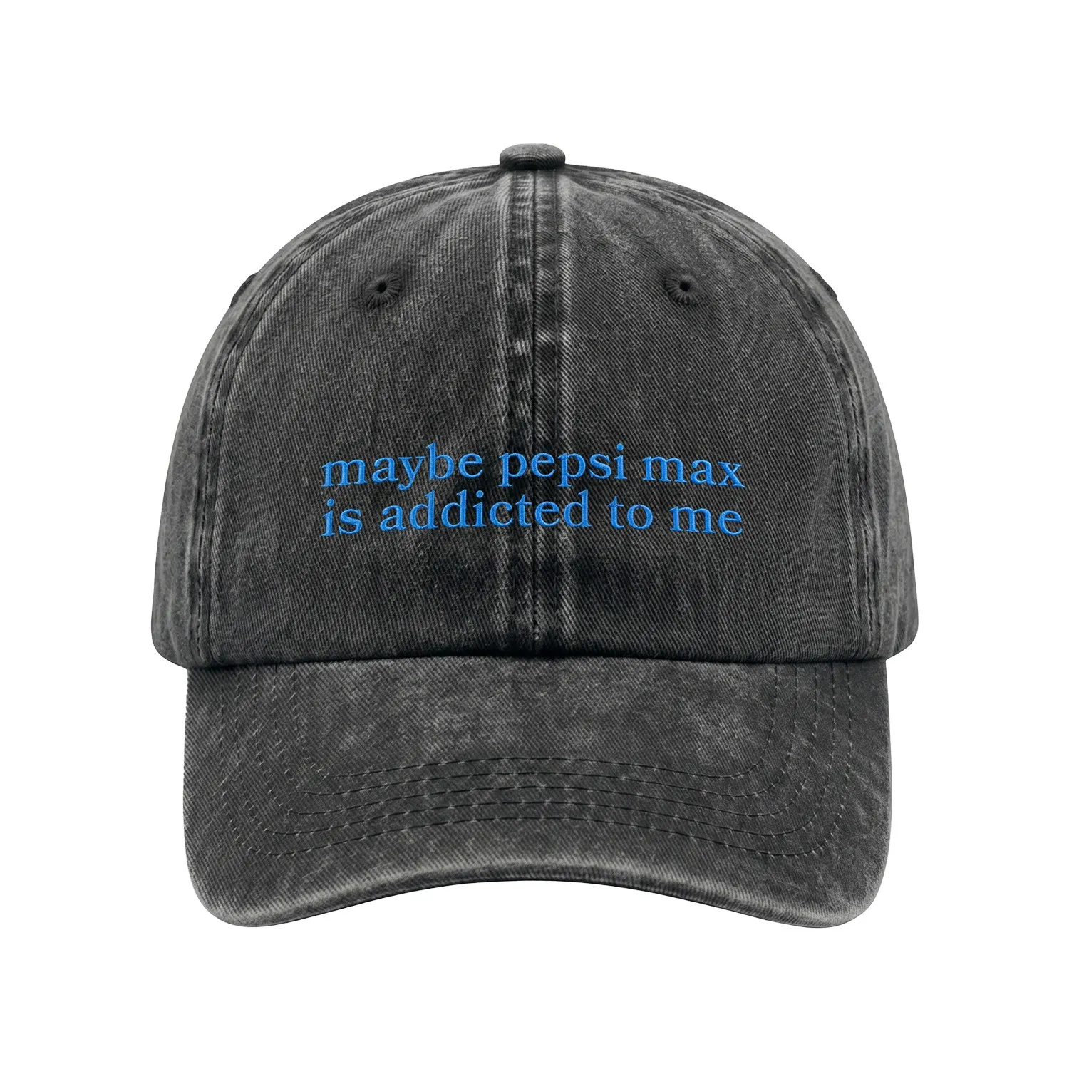 MAX ADDICTED WASHED BLACK DAD HAT