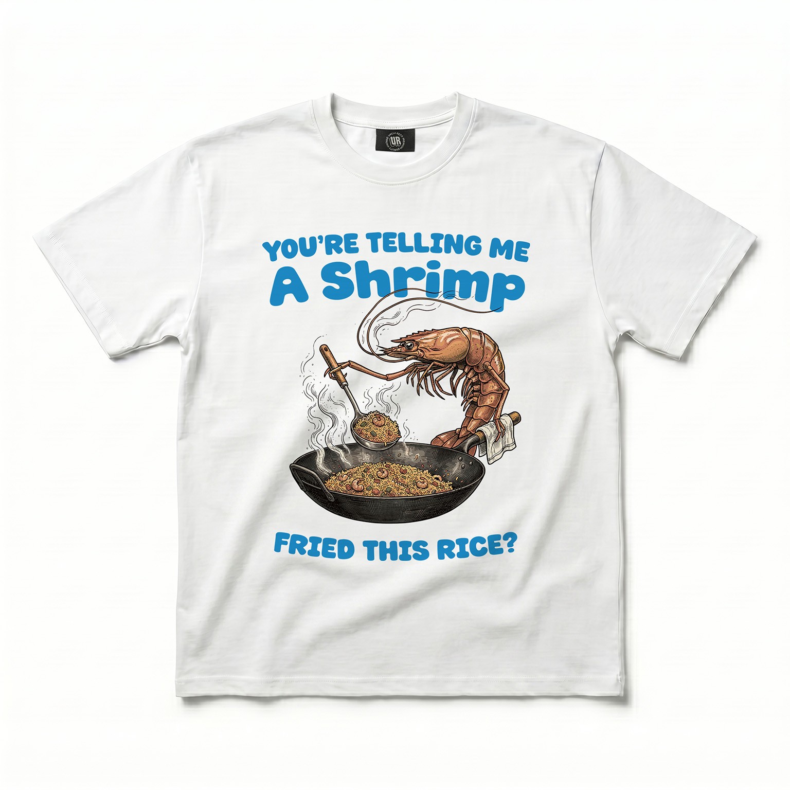SHRIMP FRIED RICE WHITE TEE SHRIMP FRIED RICE WHITE TEE
