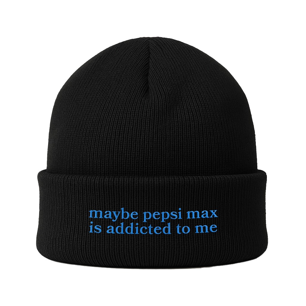 MAX ADDICTED BLACK BEANIE MAX ADDICTED BLACK BEANIE