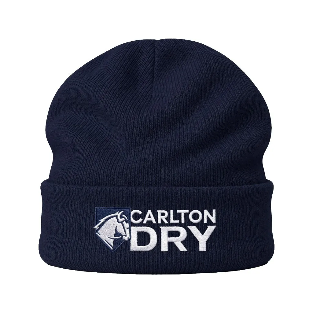 CARLTON DRY NAVY BEANIE CARLTON DRY NAVY BEANIE