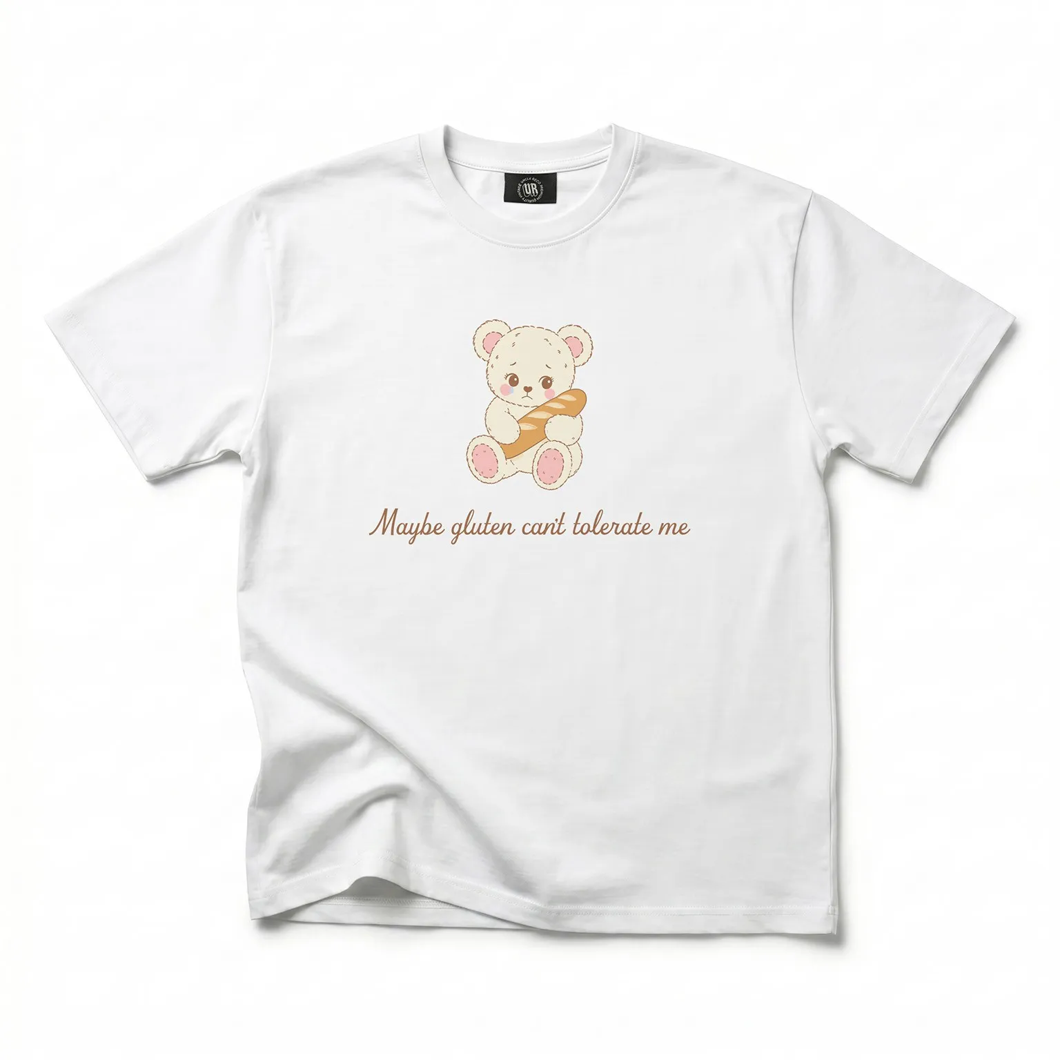GLUTEN CAN'T TOLERATE ME WHITE TEE
