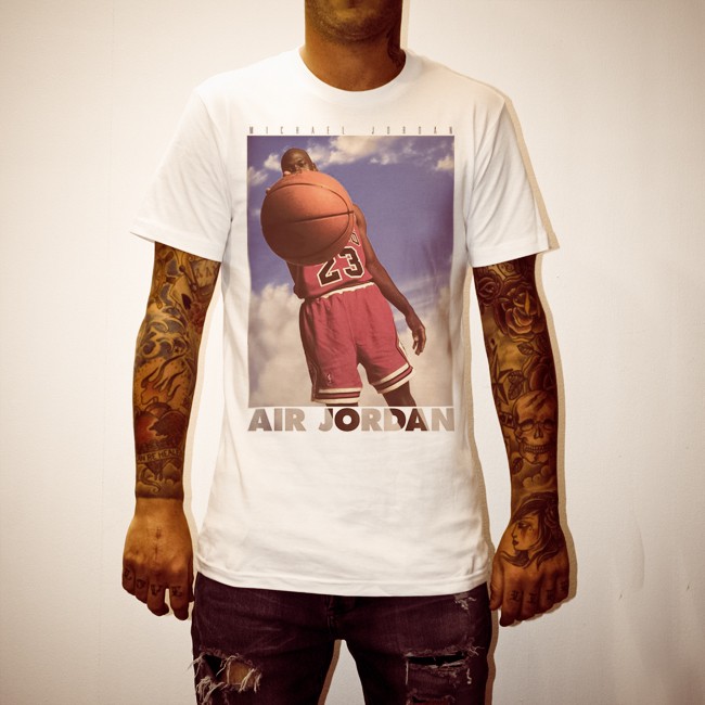 jordan white tee