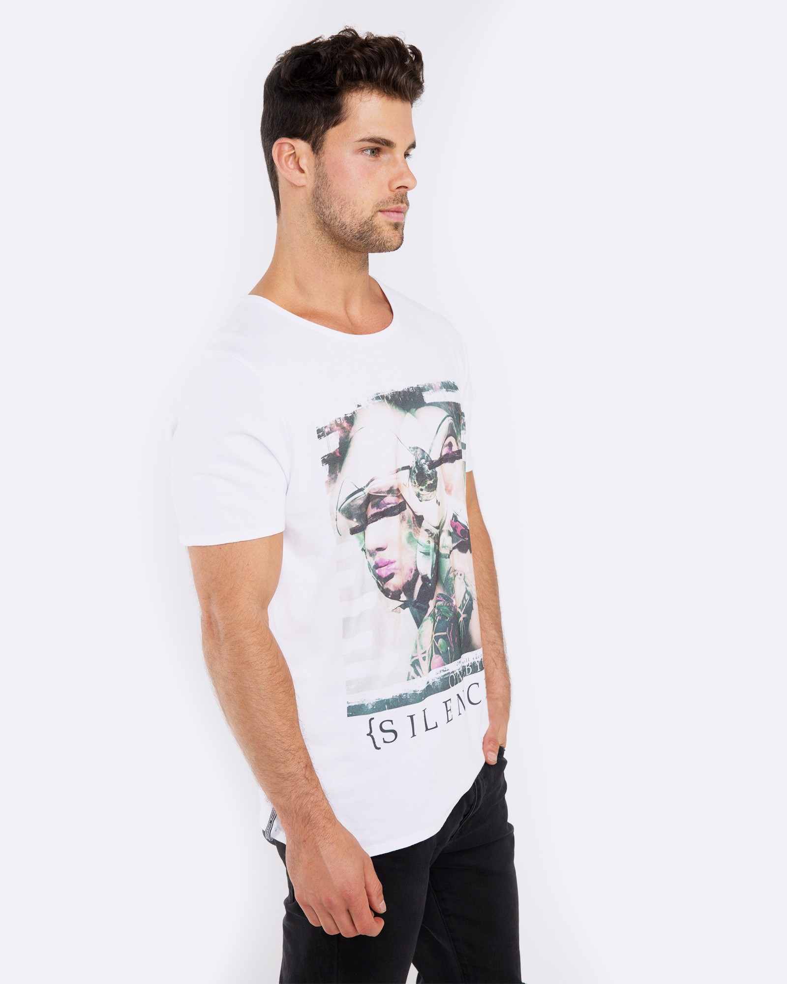 SILENCE WHITE TEE