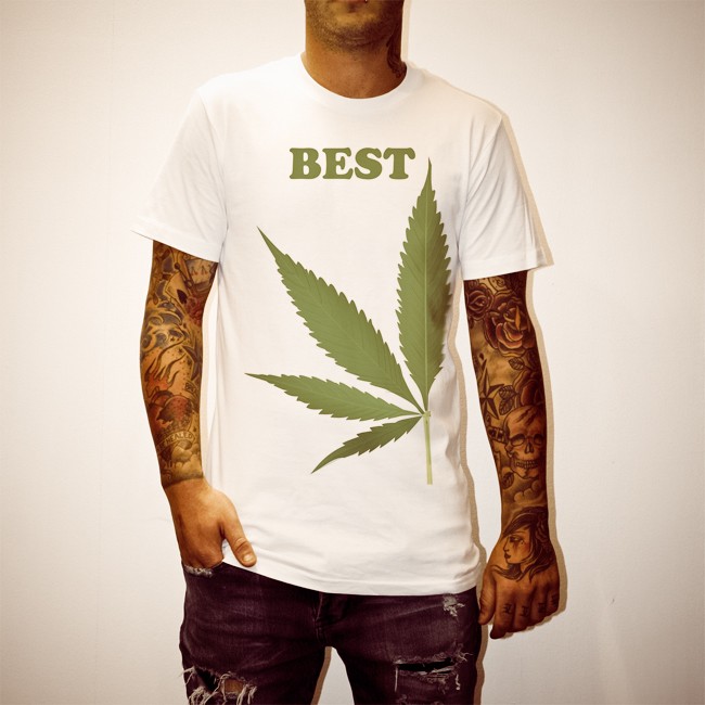 BEST LEAF FUSION WHITE TEE