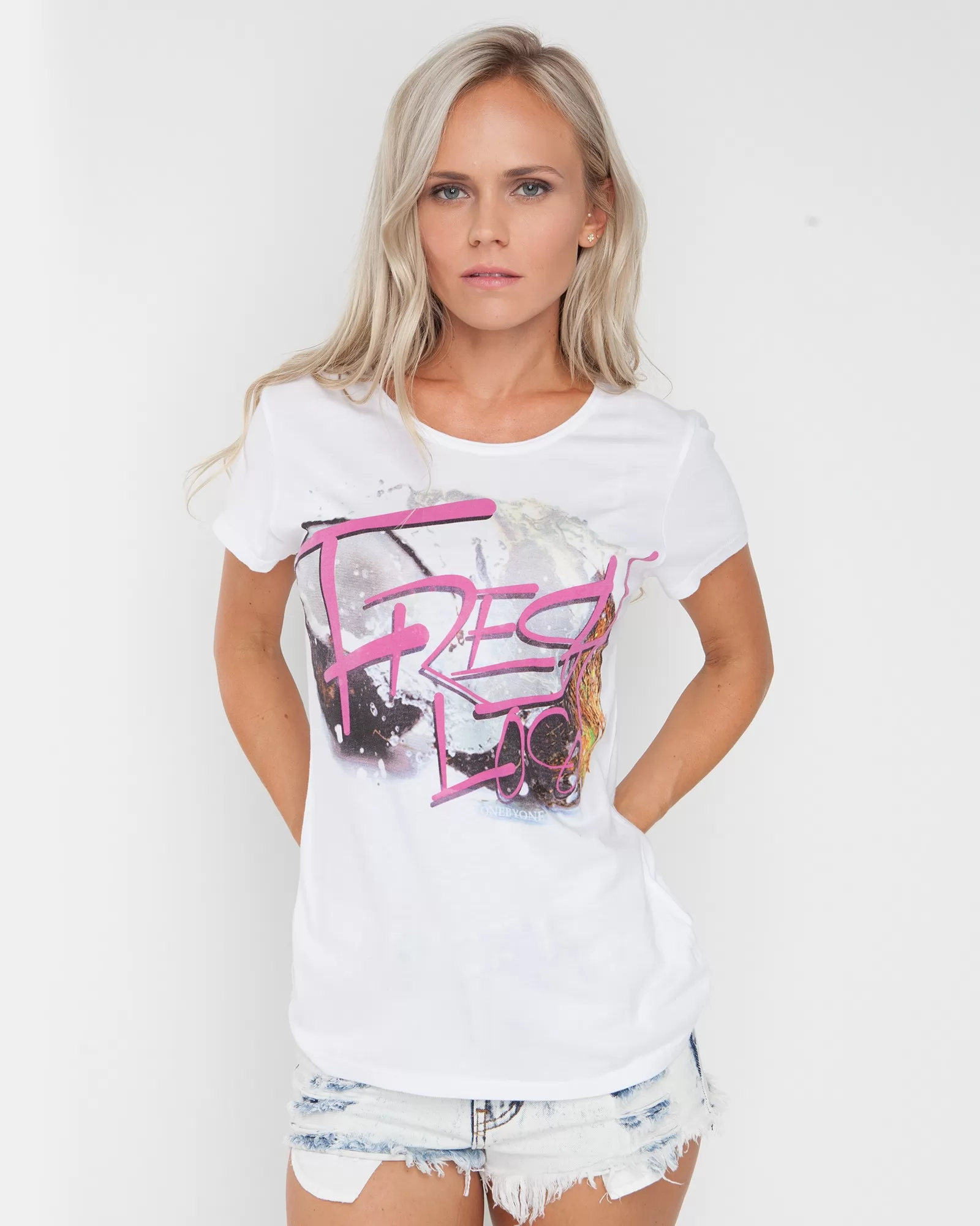 FRESH LOCO WHITE TEE FRESH LOCO WHITE TEE