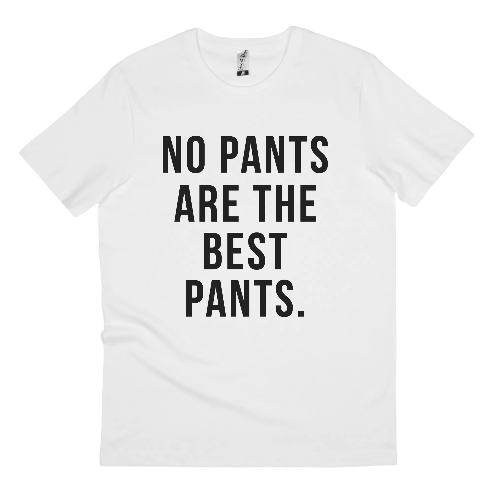 NO PANTS WHITE TEE NO PANTS WHITE TEE