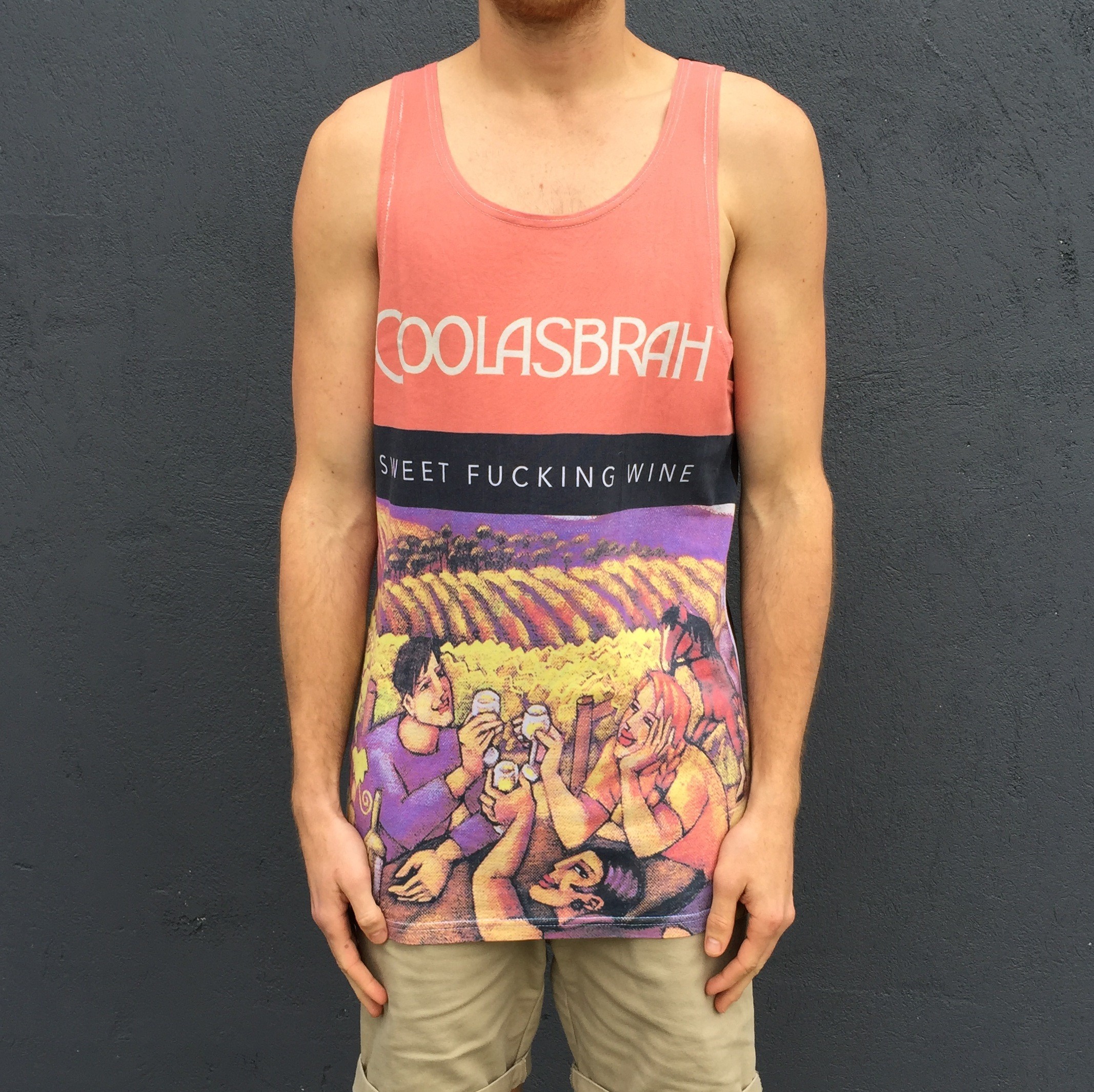 FULL PRINT COOLASBRAH SINGLET FULL PRINT COOLASBRAH SINGLET