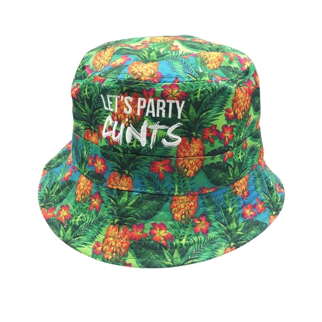 LETS PARTY BUCKET HAT