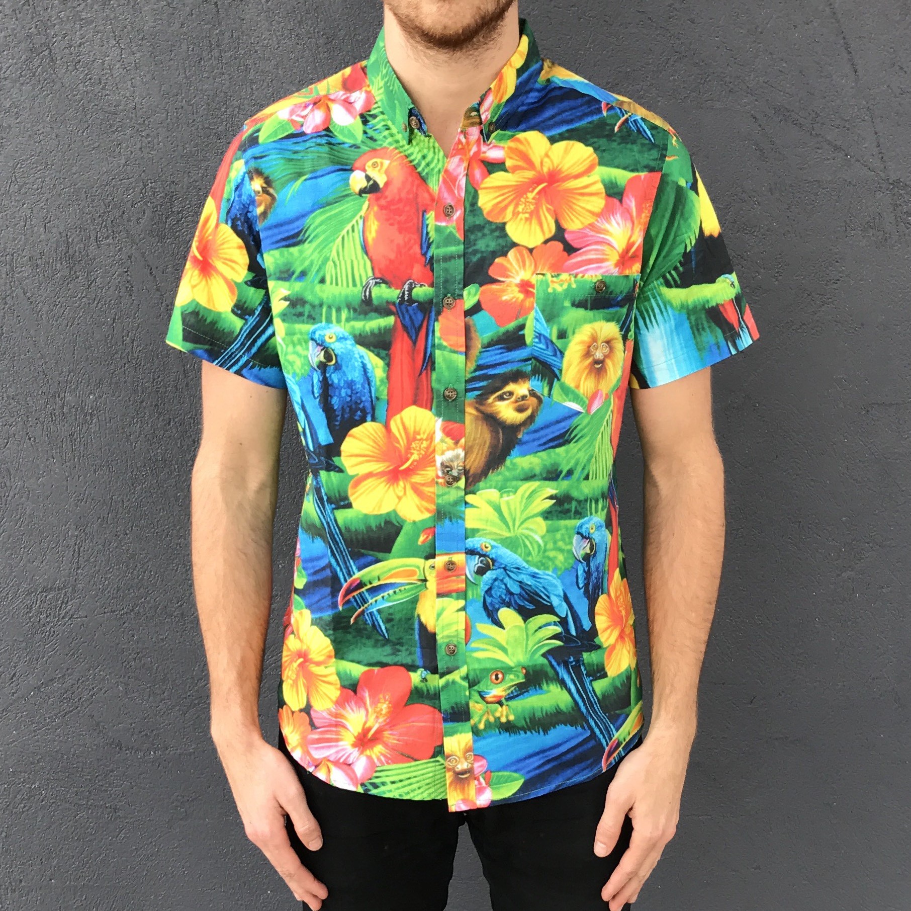 Tropical Button Up PARTY Shirt | Uncle Reco