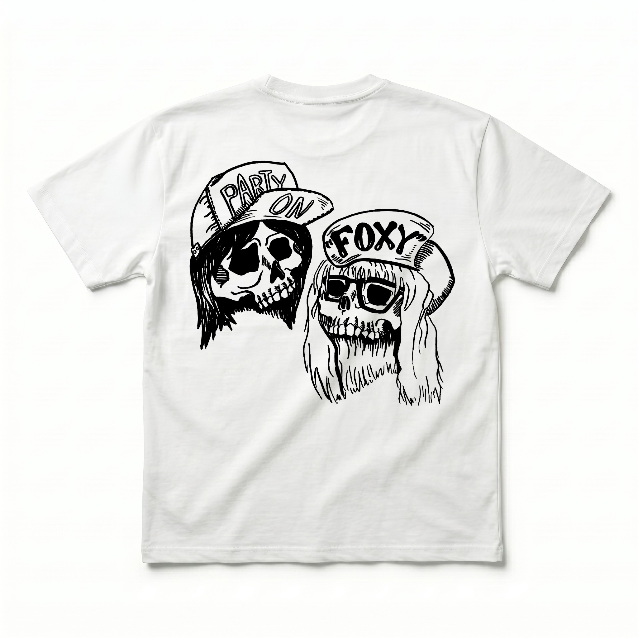 FRONT AND BACK WAYNES WORLD TEE