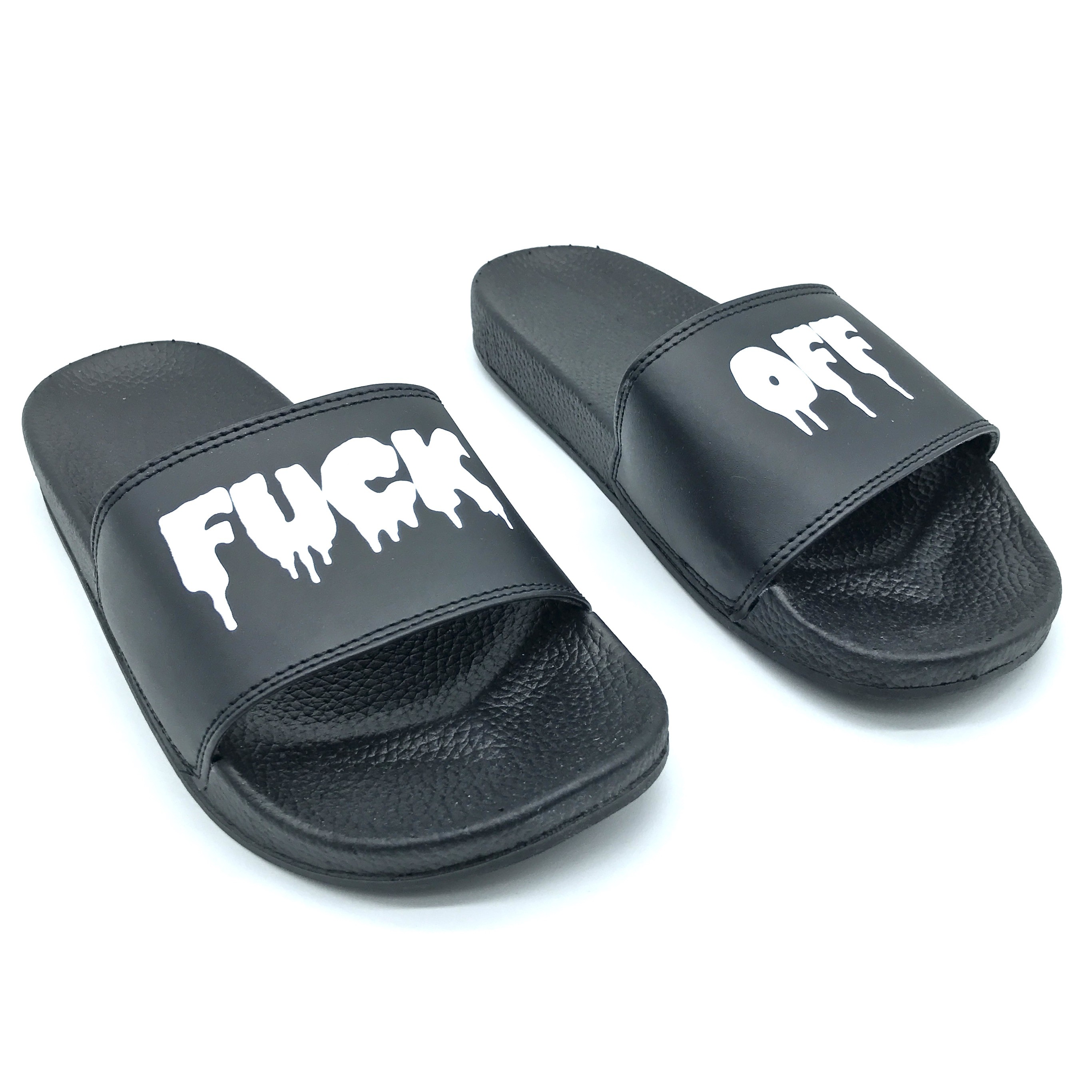 f off black slides uncle reco