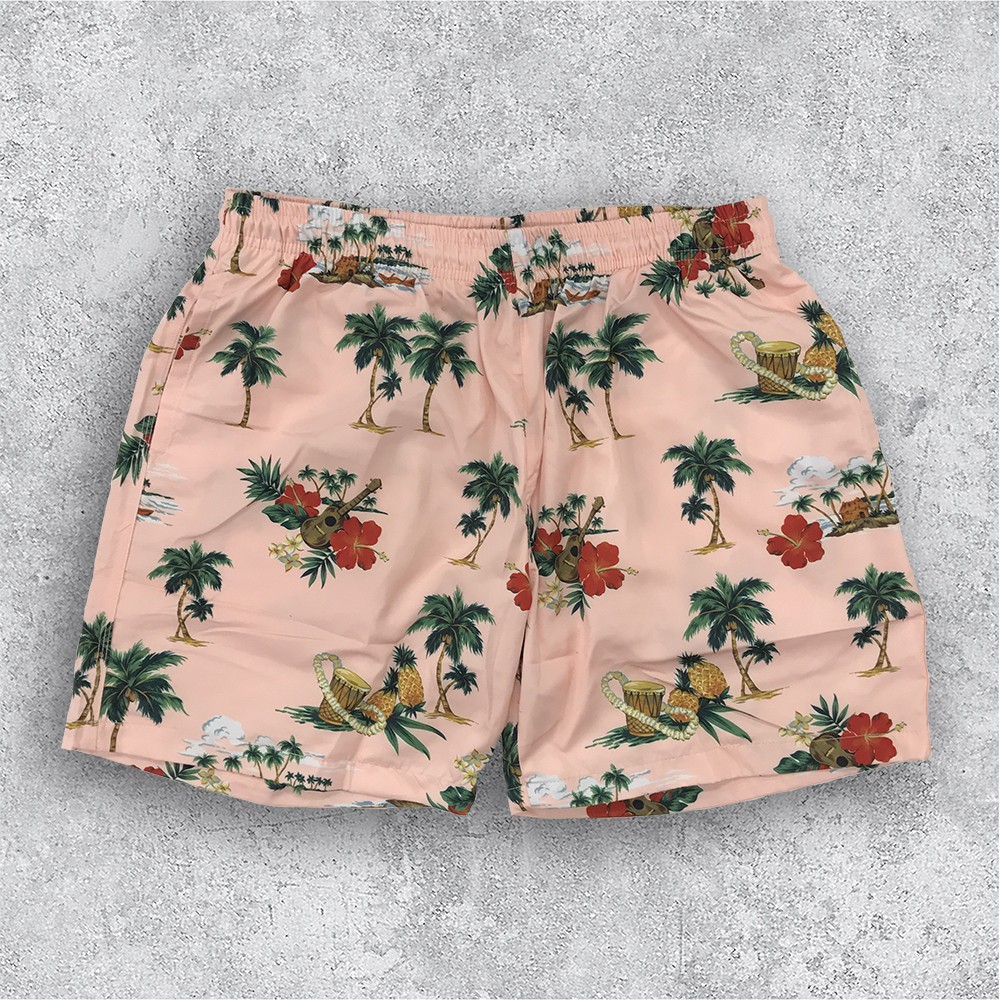 pink flower shorts