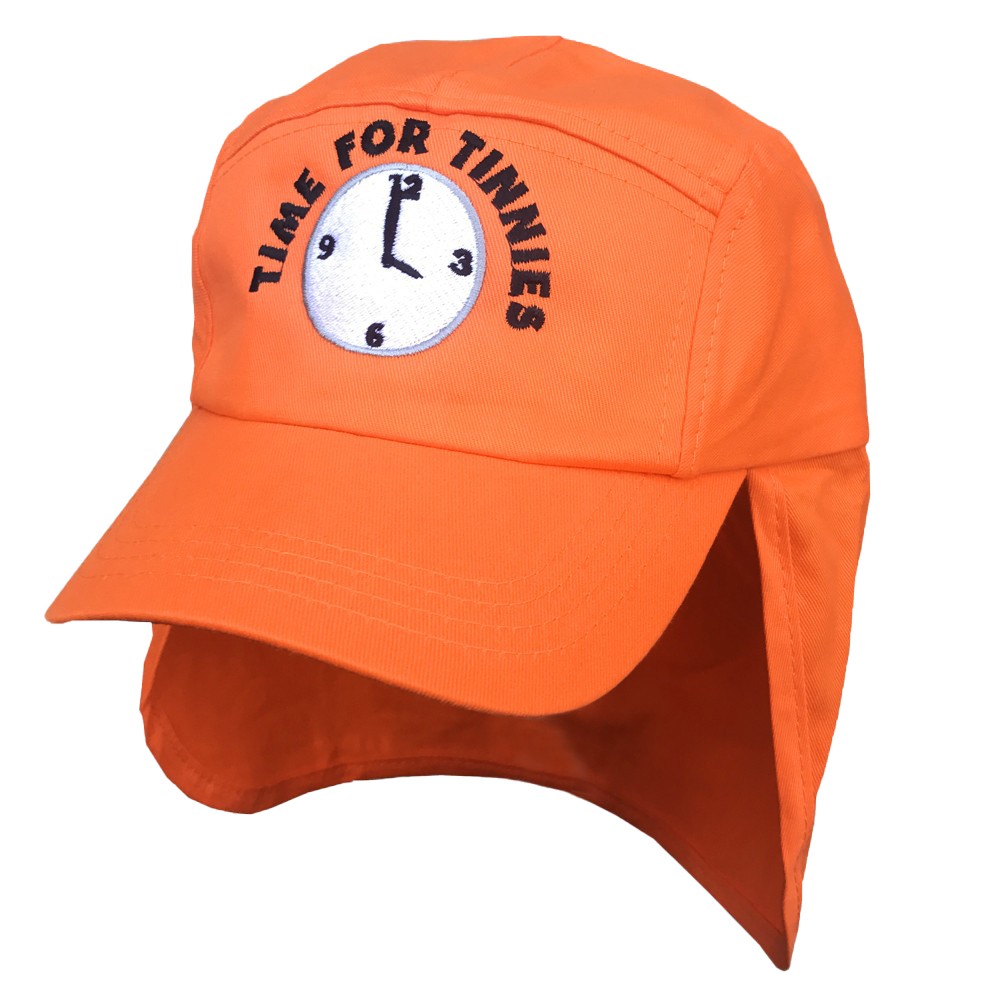 ORANGE TIME FOR TINNIES LEGIONNAIRES HAT ORANGE TIME FOR TINNIES LEGIONNAIRES HAT