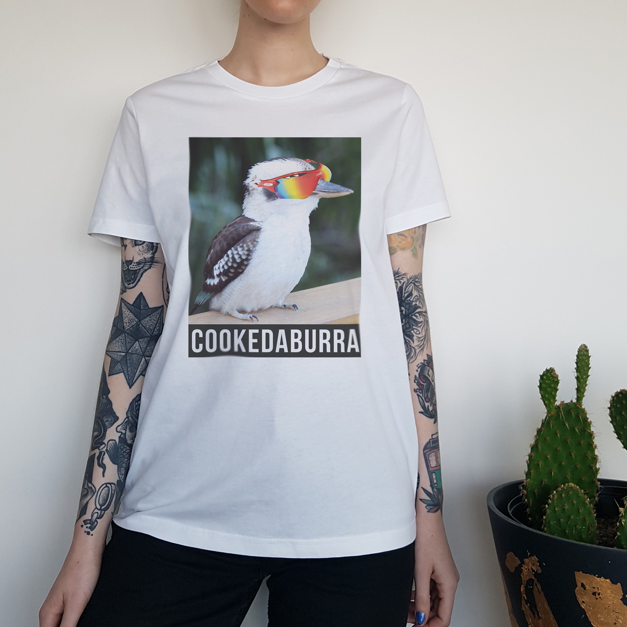 WOMENS COOKEDABURRA TEE, Womens Cookedaburra T-Shirt