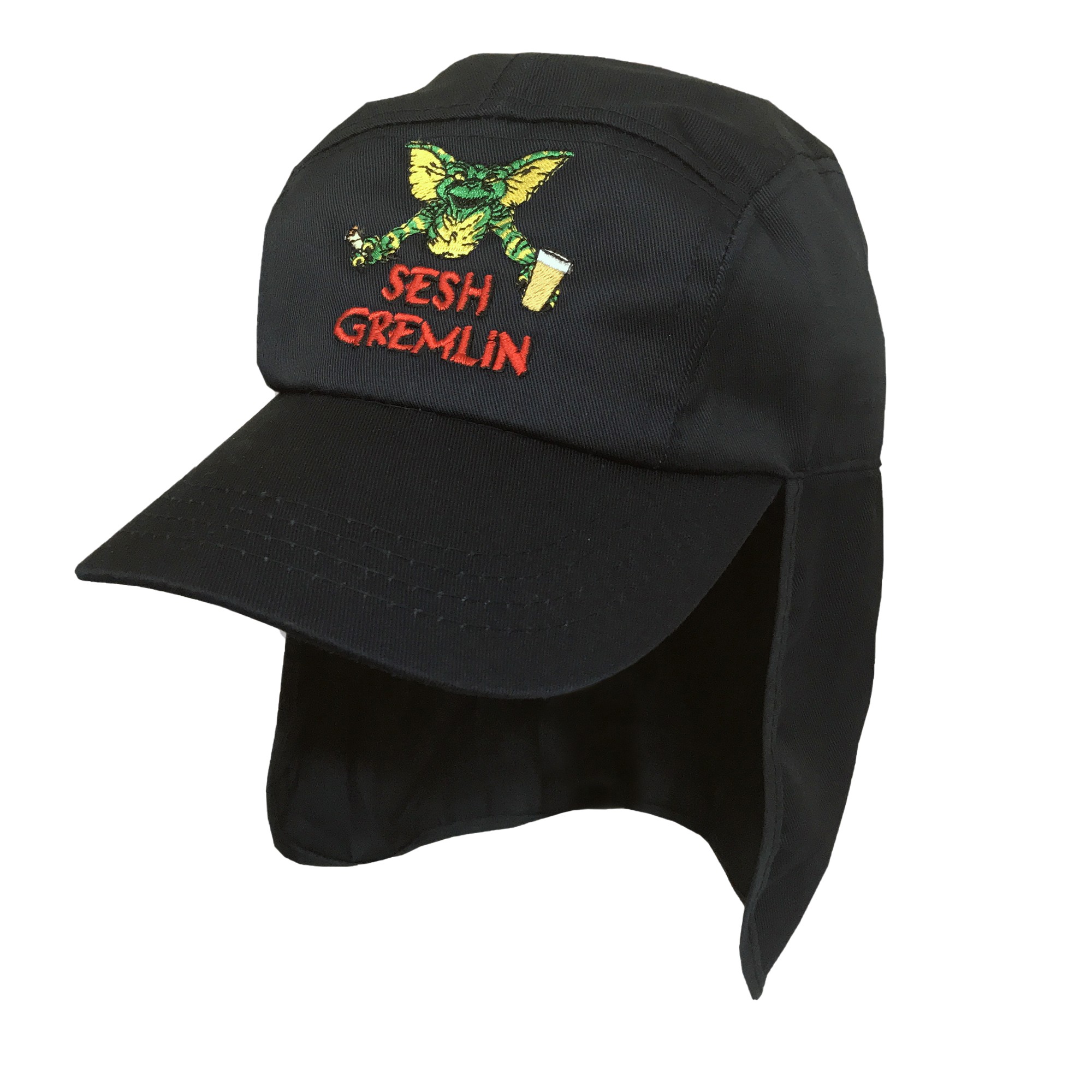 SESH GREMLIN BLACK LEGIONNAIRES HAT SESH GREMLIN BLACK LEGIONNAIRES HAT