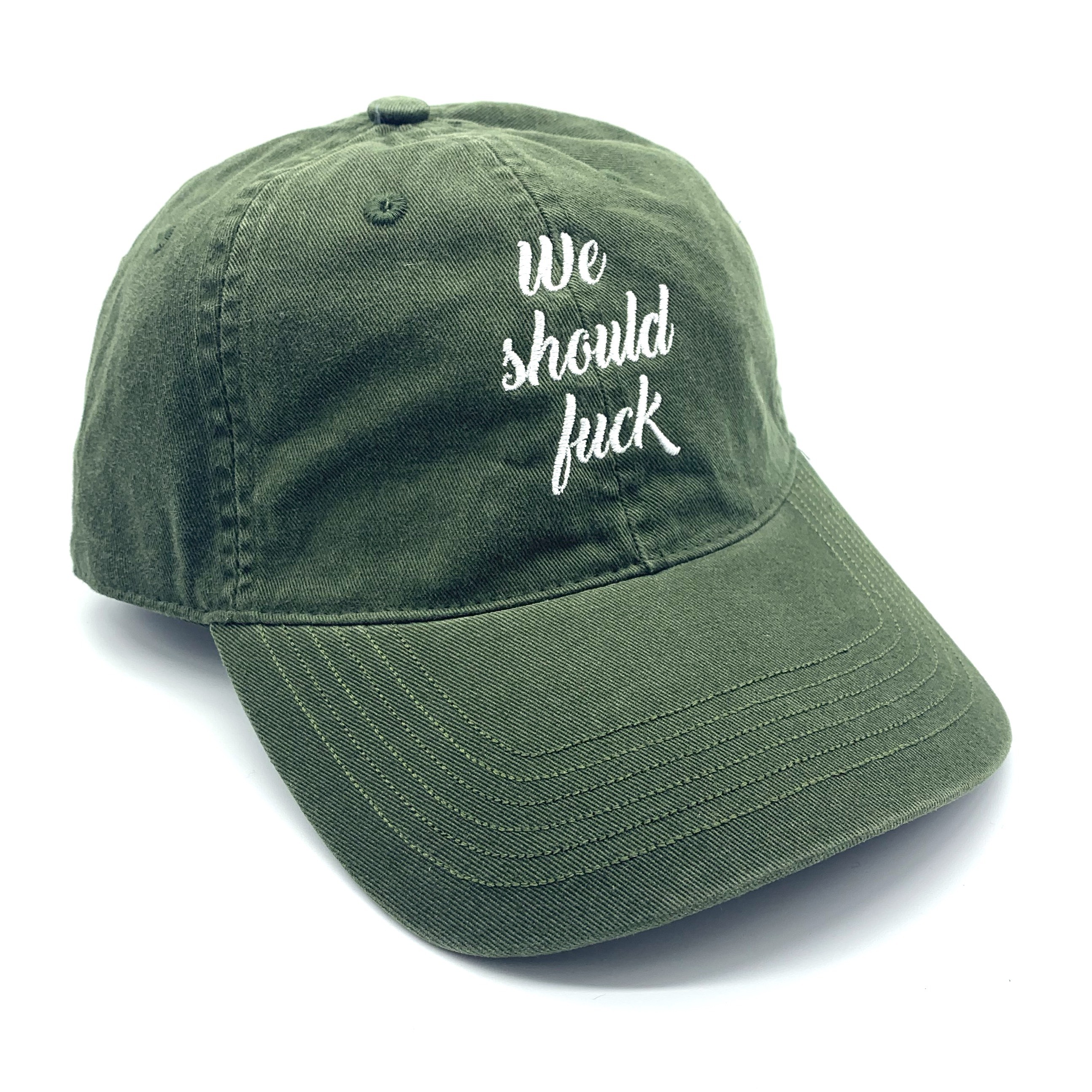 green dad hat