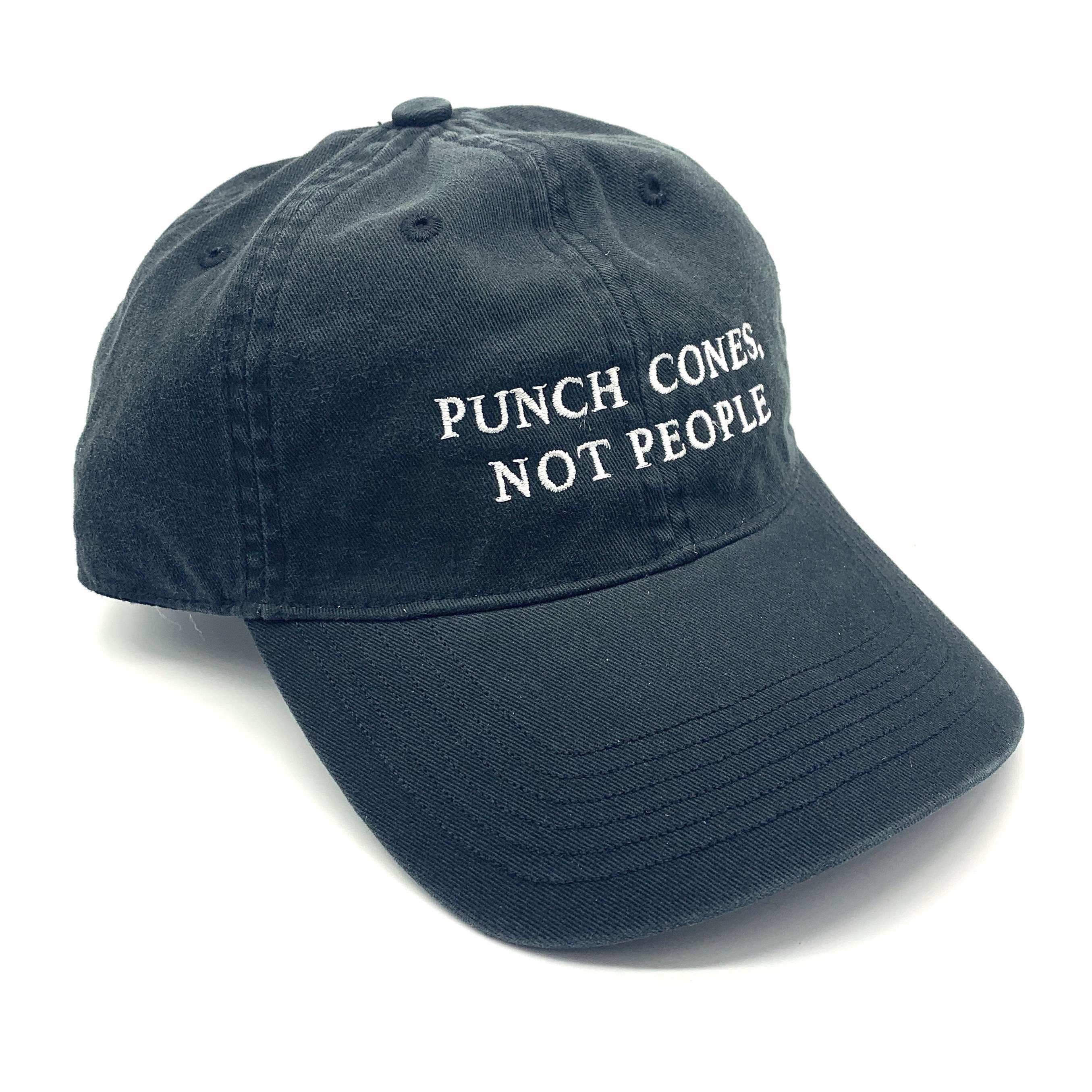 PUNCH CONES BLACK DAD HAT PUNCH CONES BLACK DAD HAT