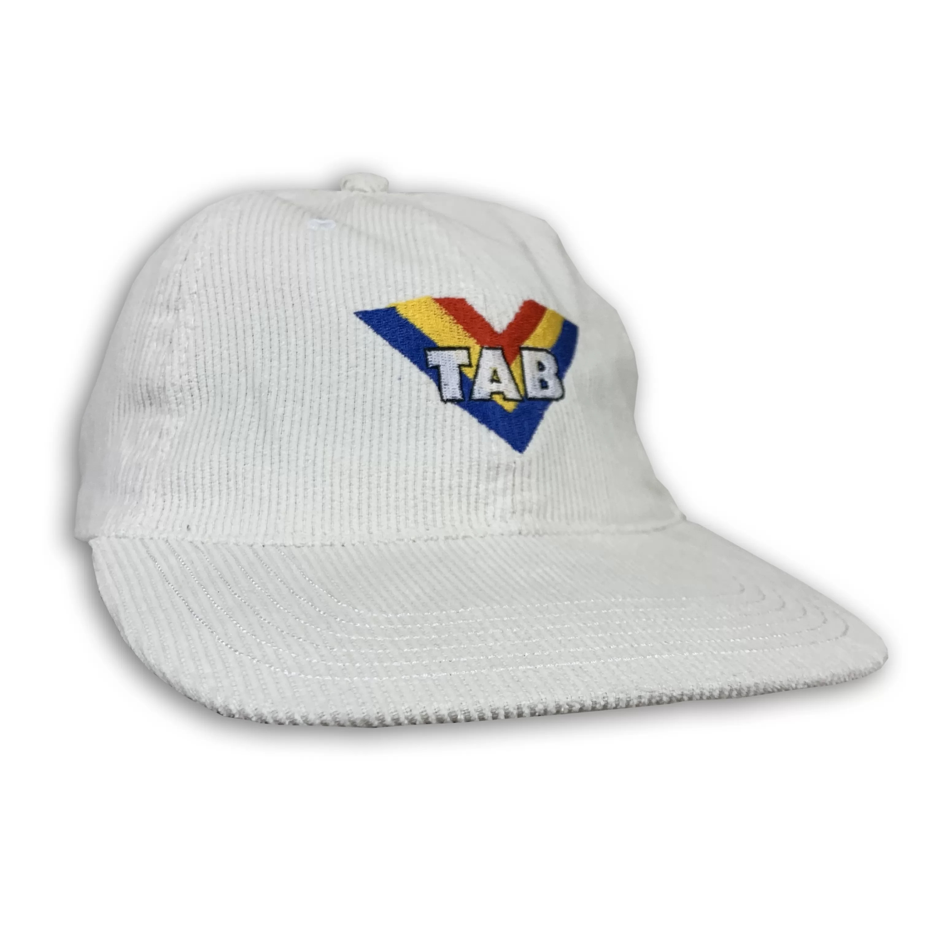 VINTAGE TAB WHITE CORD HAT VINTAGE TAB WHITE CORD HAT