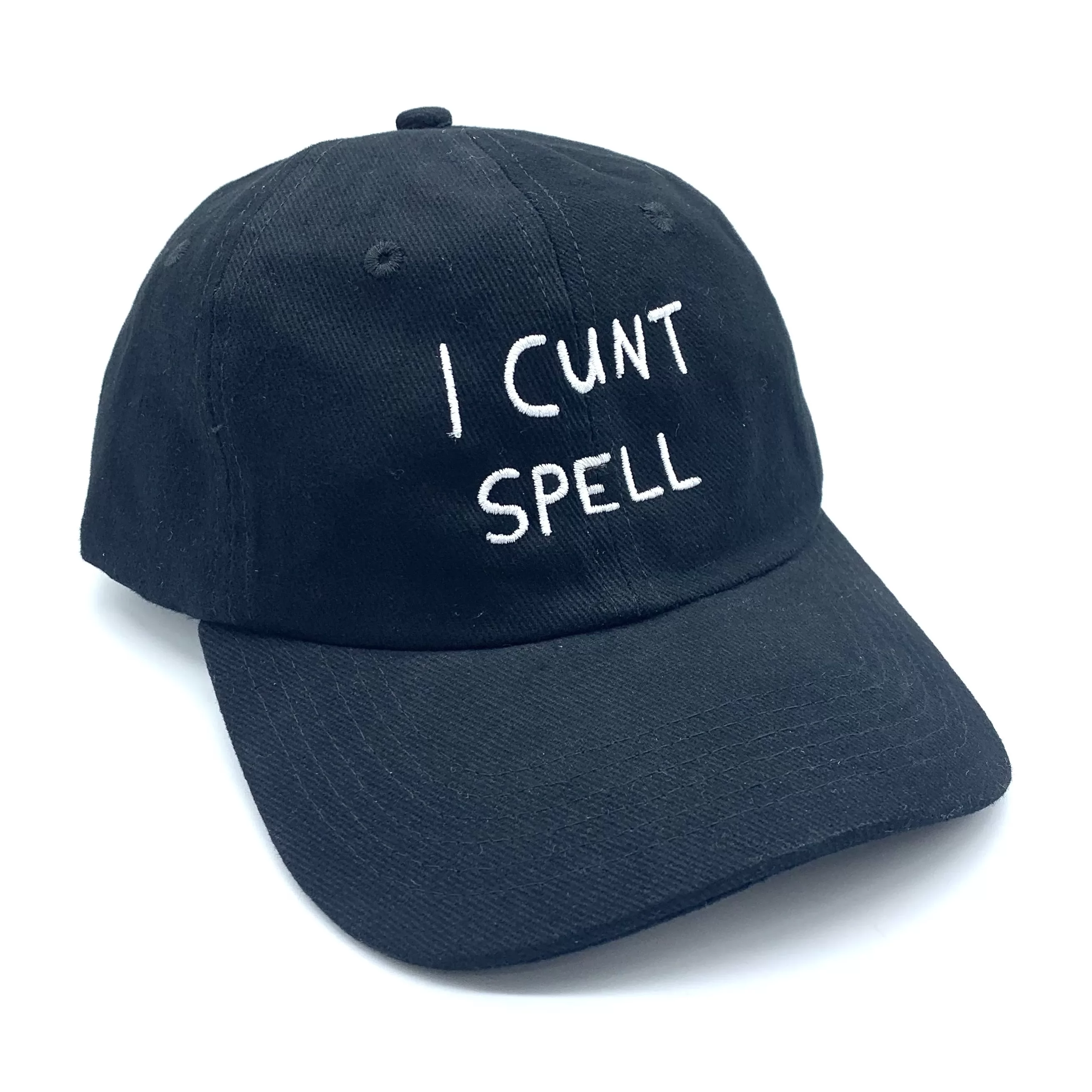 I CNT SPELL DAD HAT BLACK I CNT SPELL DAD HAT BLACK