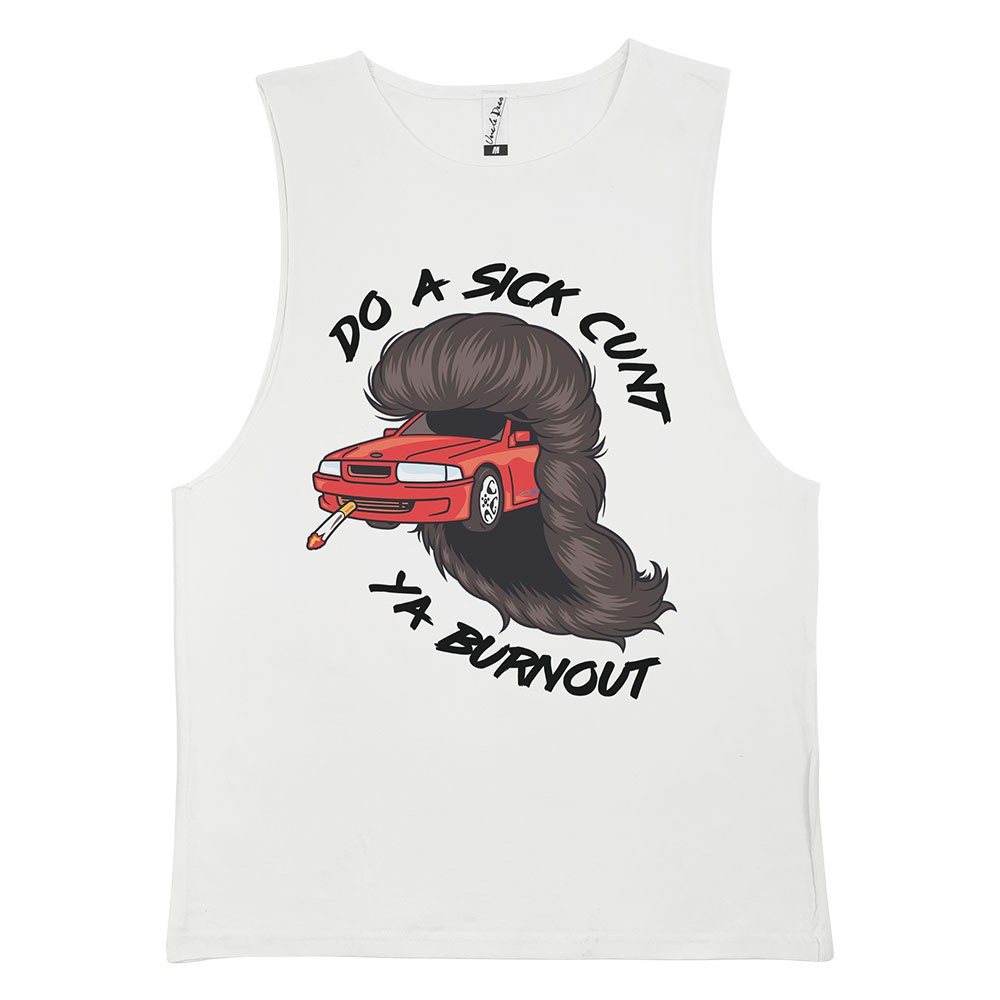 BURNOUT WHITE TANK BURNOUT WHITE TANK