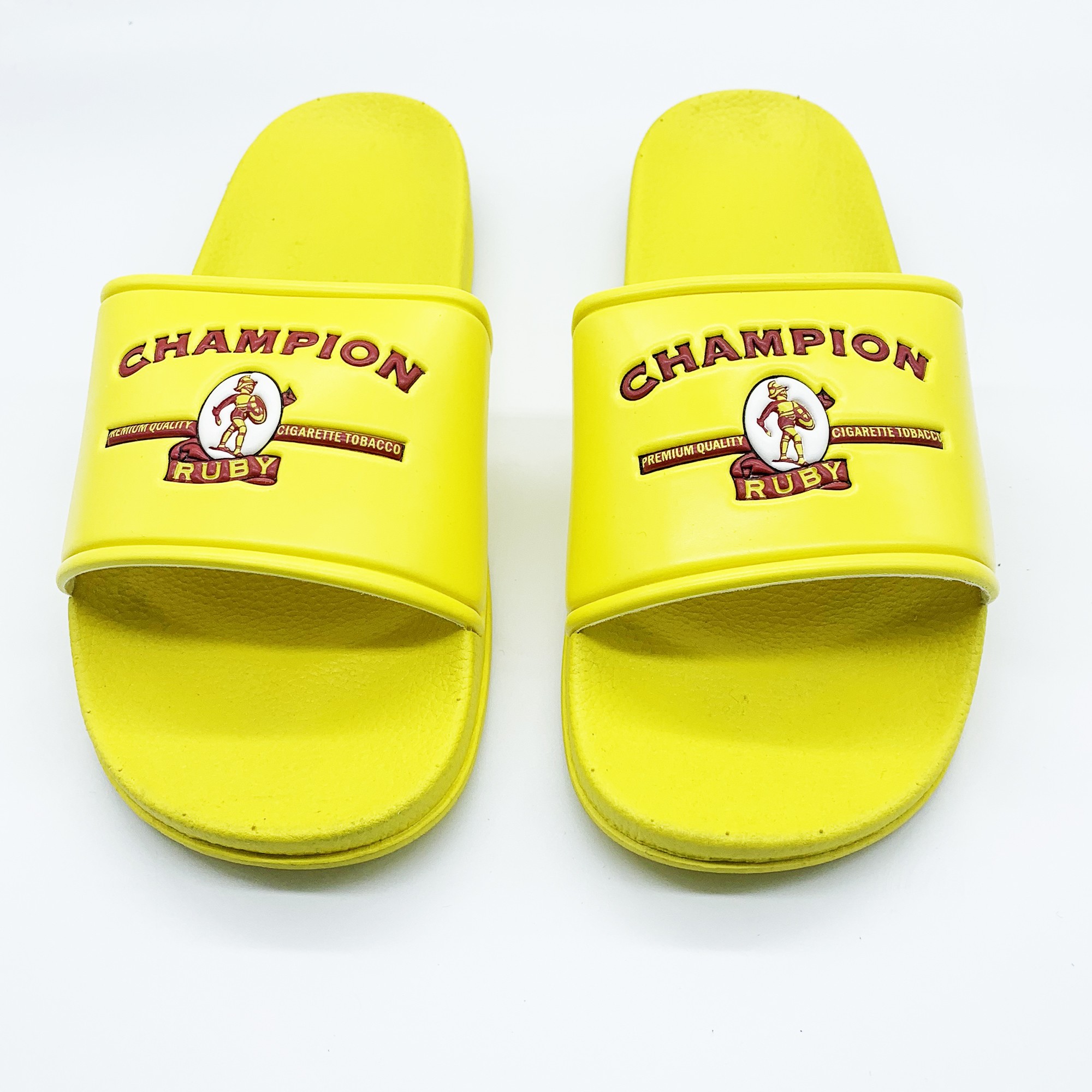 Champion Yellow Slides | Uncle Reco