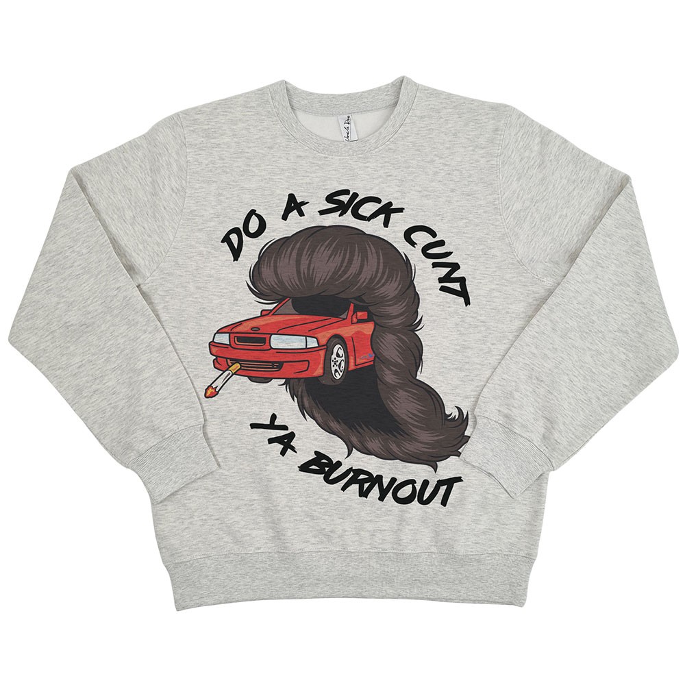 BURNOUT WHITE MARLE CREW BURNOUT WHITE MARLE CREW