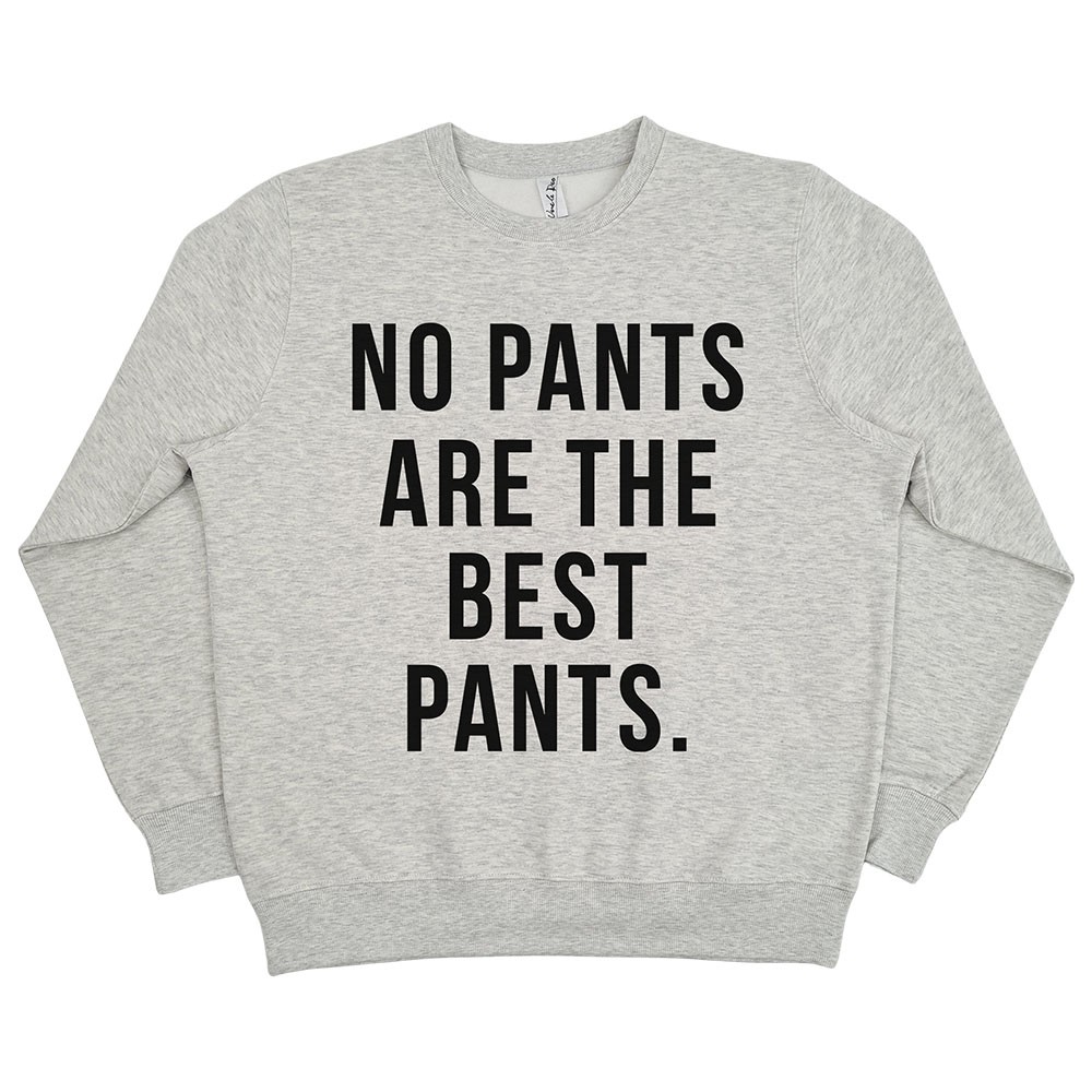 NO PANTS WHITE MARLE CREW NO PANTS WHITE MARLE CREW