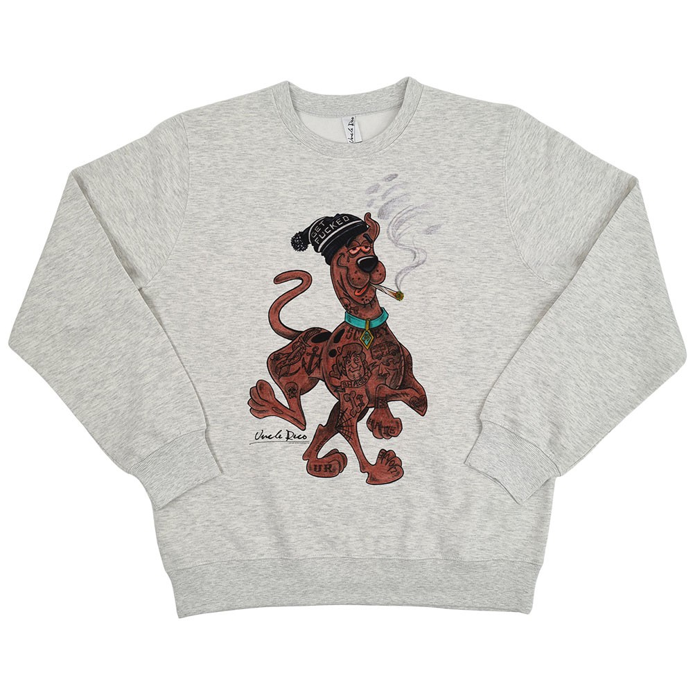 STONED SCOOBY WHITE MARLE CREW STONED SCOOBY WHITE MARLE CREW