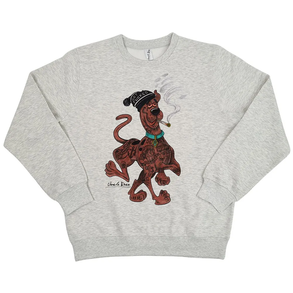 STONED SCOOBY WHITE MARLE CREW STONED SCOOBY WHITE MARLE CREW