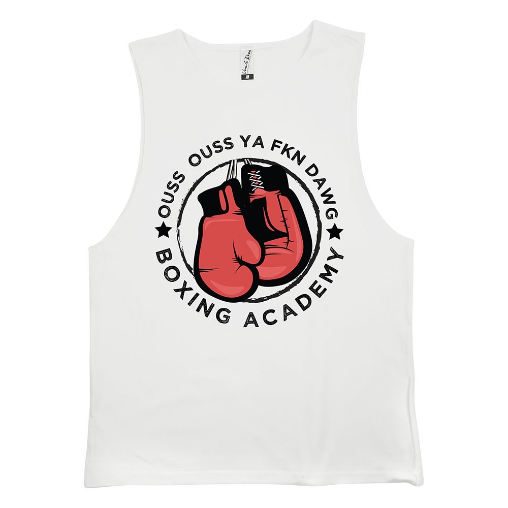 OUSS OUSS BOXING WHITE TANK OUSS OUSS BOXING WHITE TANK