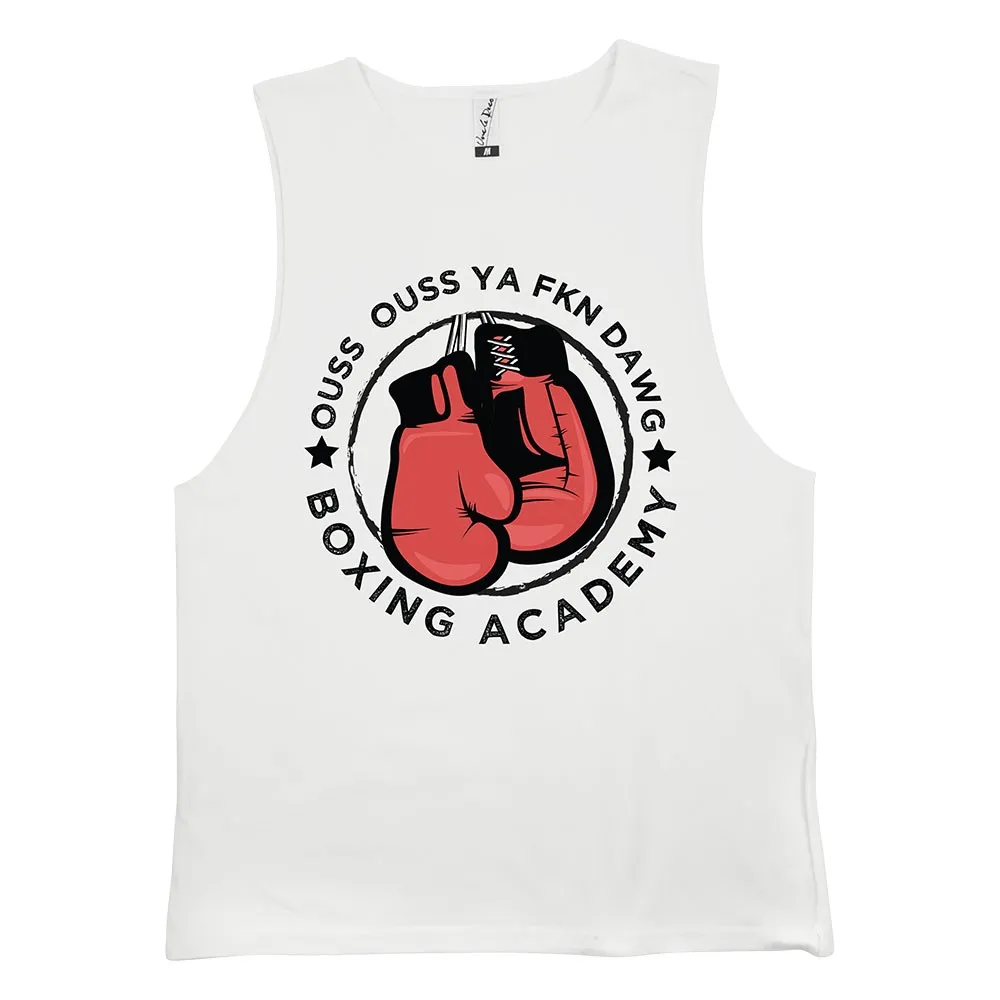 OUSS OUSS BOXING WHITE TANK OUSS OUSS BOXING WHITE TANK
