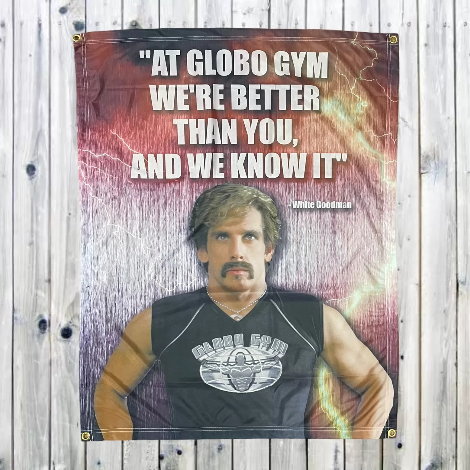 WHITE GOODMAN WALL HANGING 750 X 1000MM WHITE GOODMAN WALL HANGING 750 X 1000MM