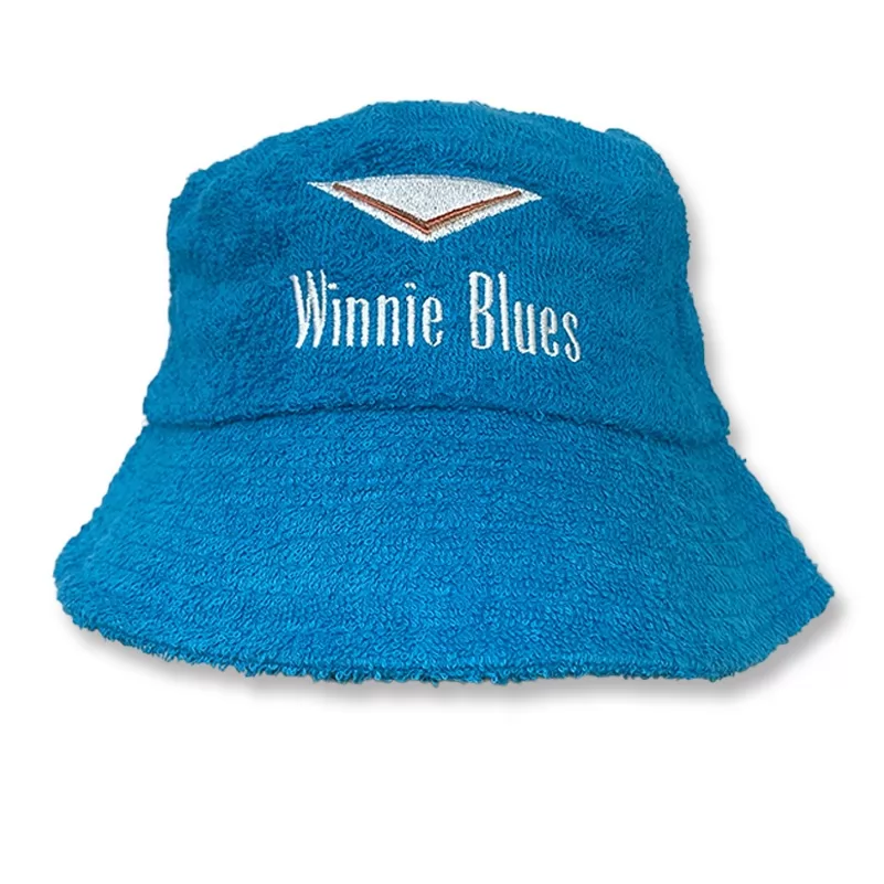 WINNIES BLUE TERRY TOWEL BUCKET HAT WINNIES BLUE TERRY TOWEL BUCKET HAT
