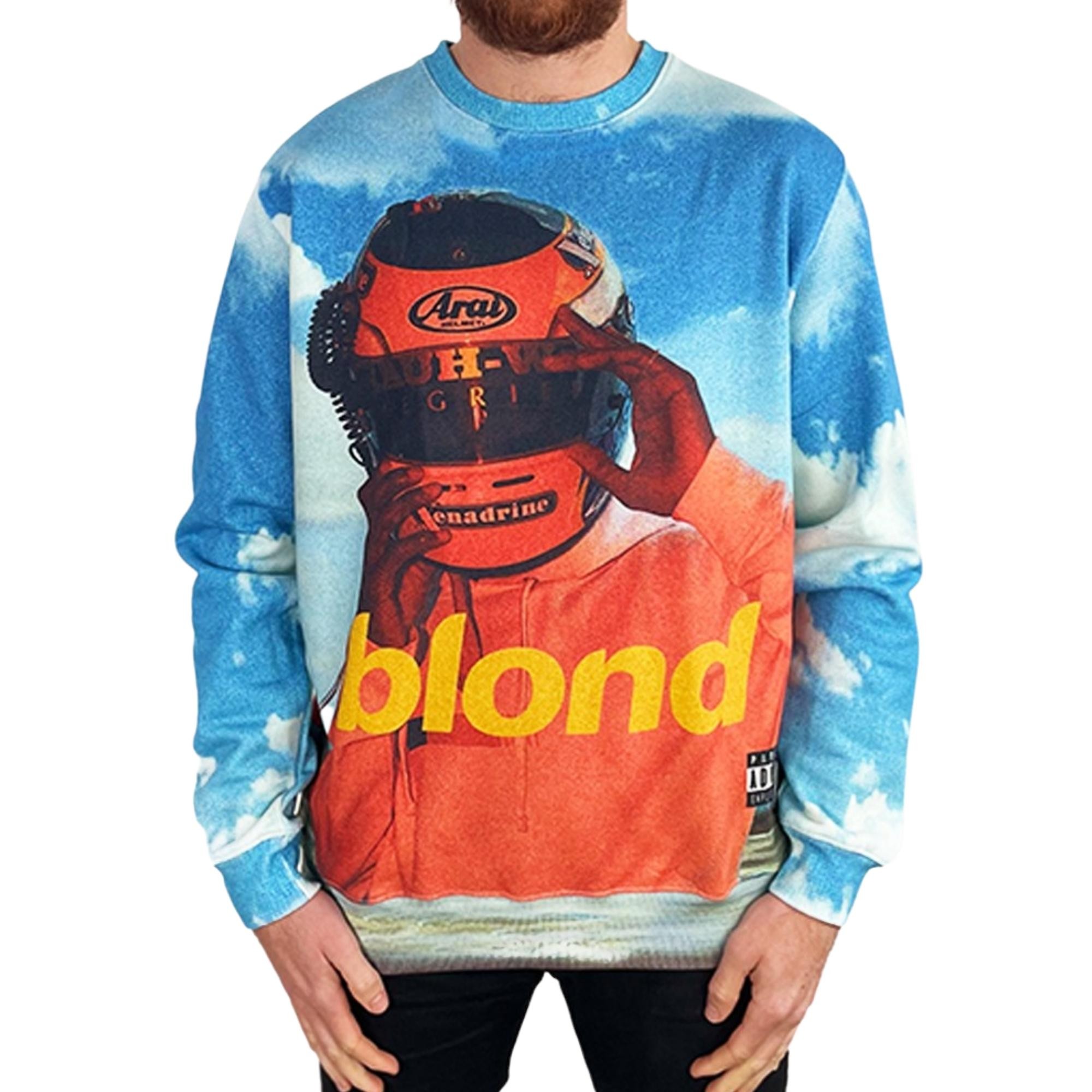 FULL PRINT BLOND CREW