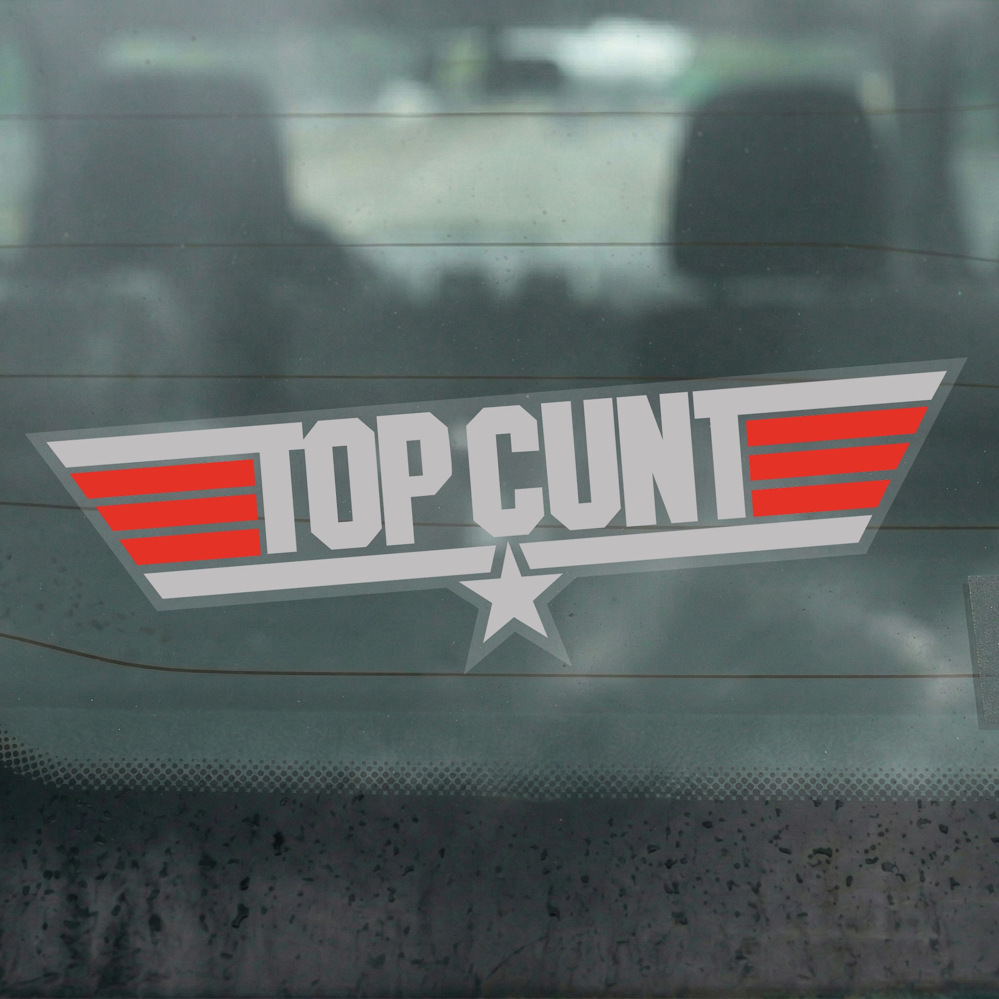 TOPCUNT DIE CUT STICKER TOPCUNT DIE CUT STICKER