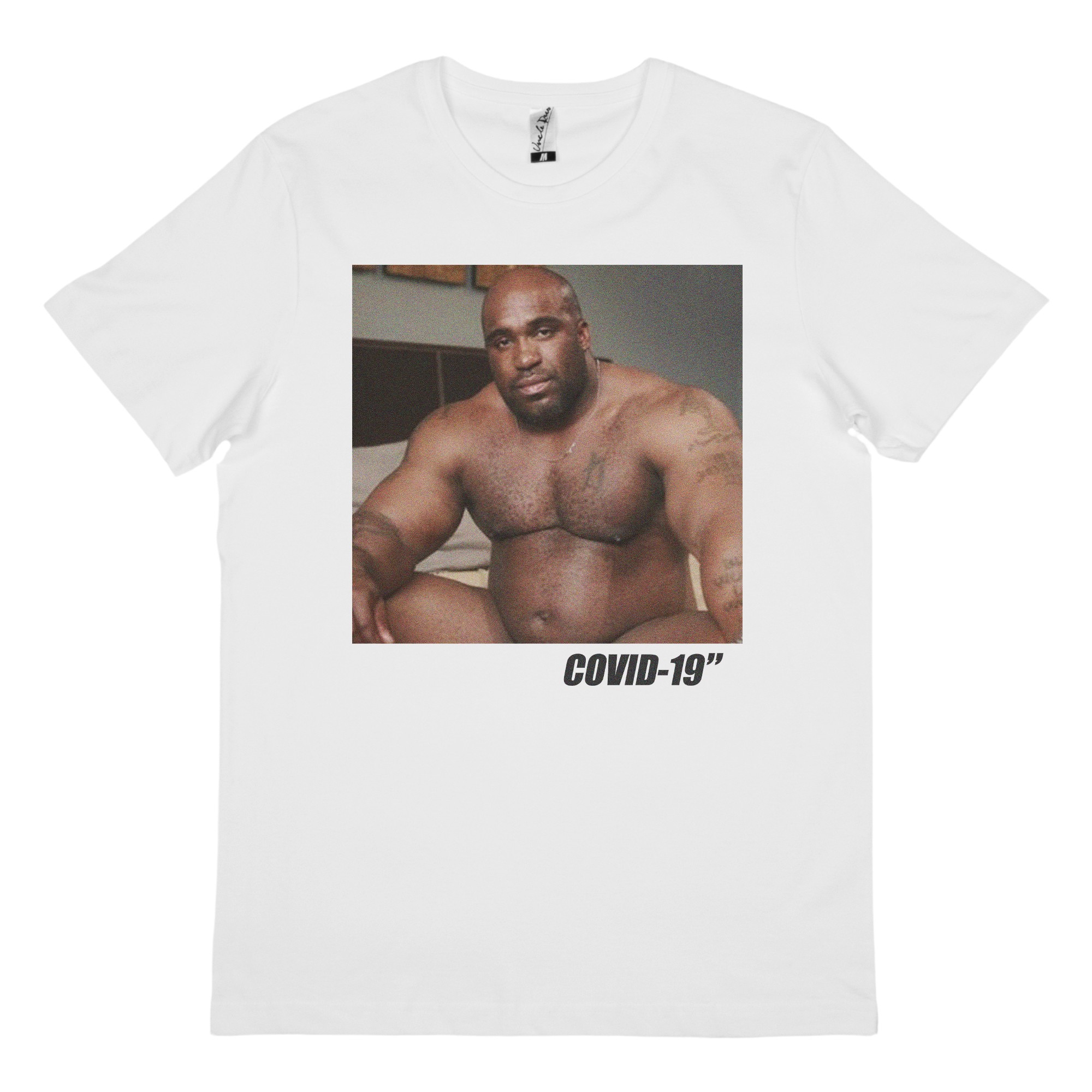 COVID 19 INCHES WHITE TEE COVID 19 INCHES WHITE TEE
