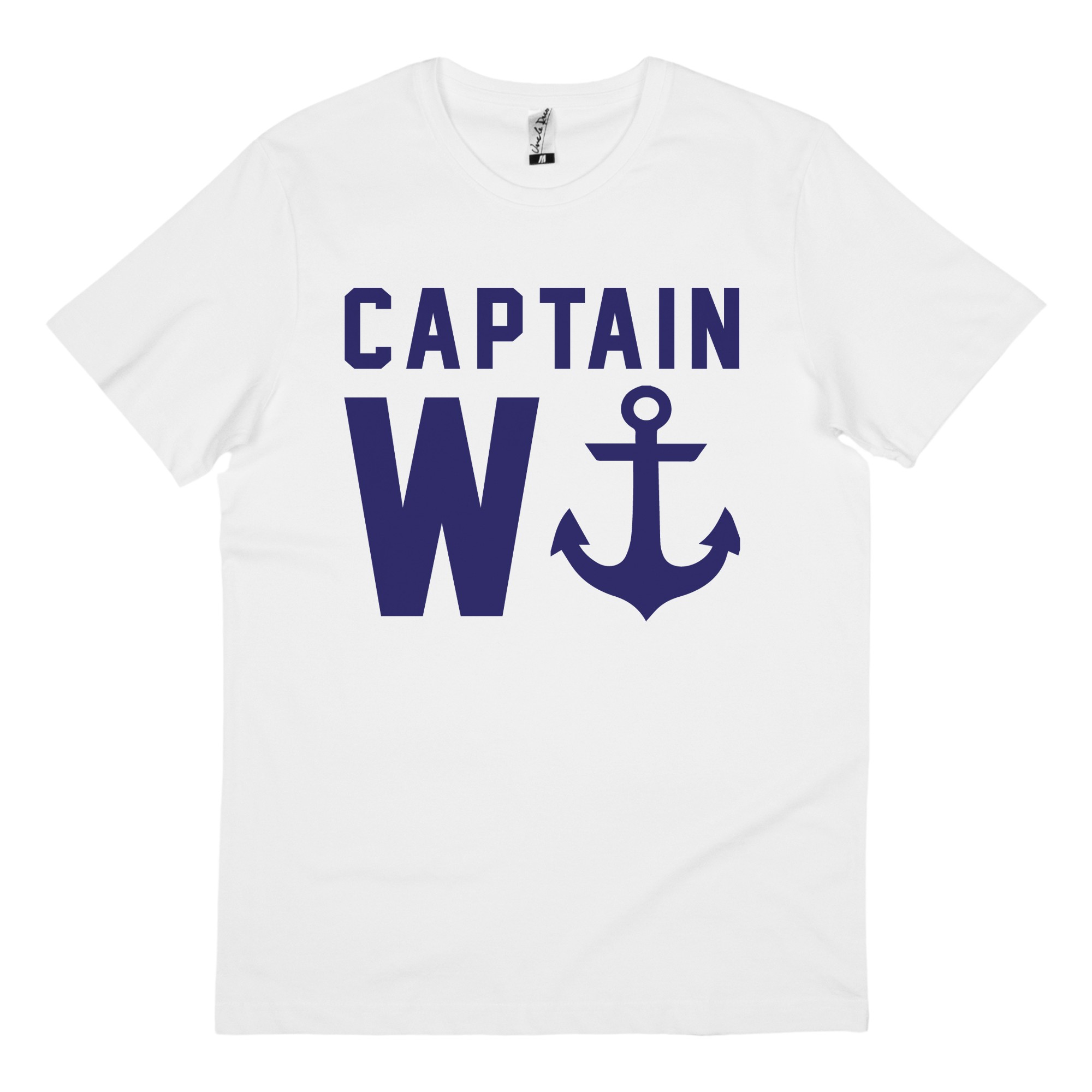 CAPTAIN W WHITE TEE CAPTAIN W WHITE TEE