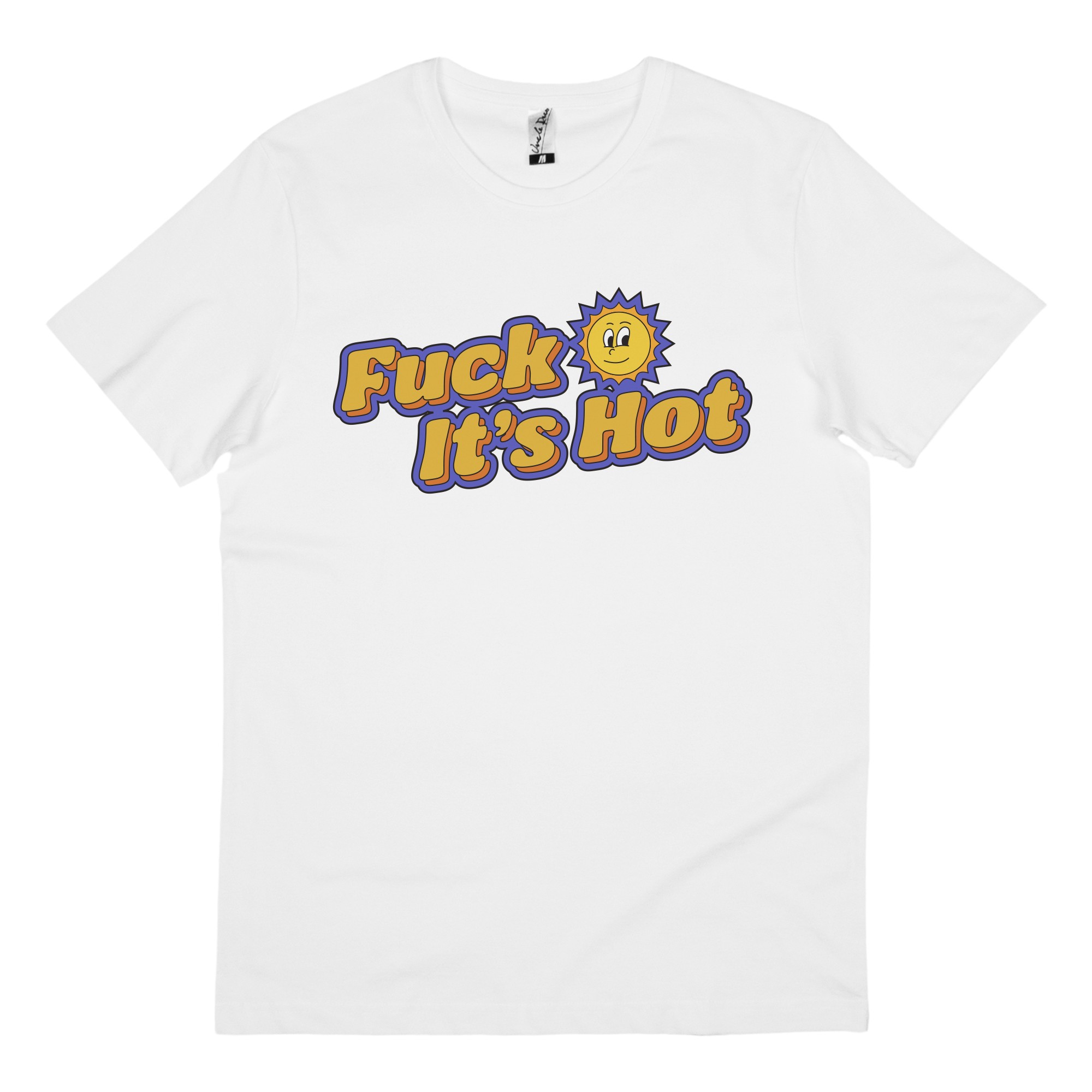IT'S HOT WHITE TEE IT'S HOT WHITE TEE