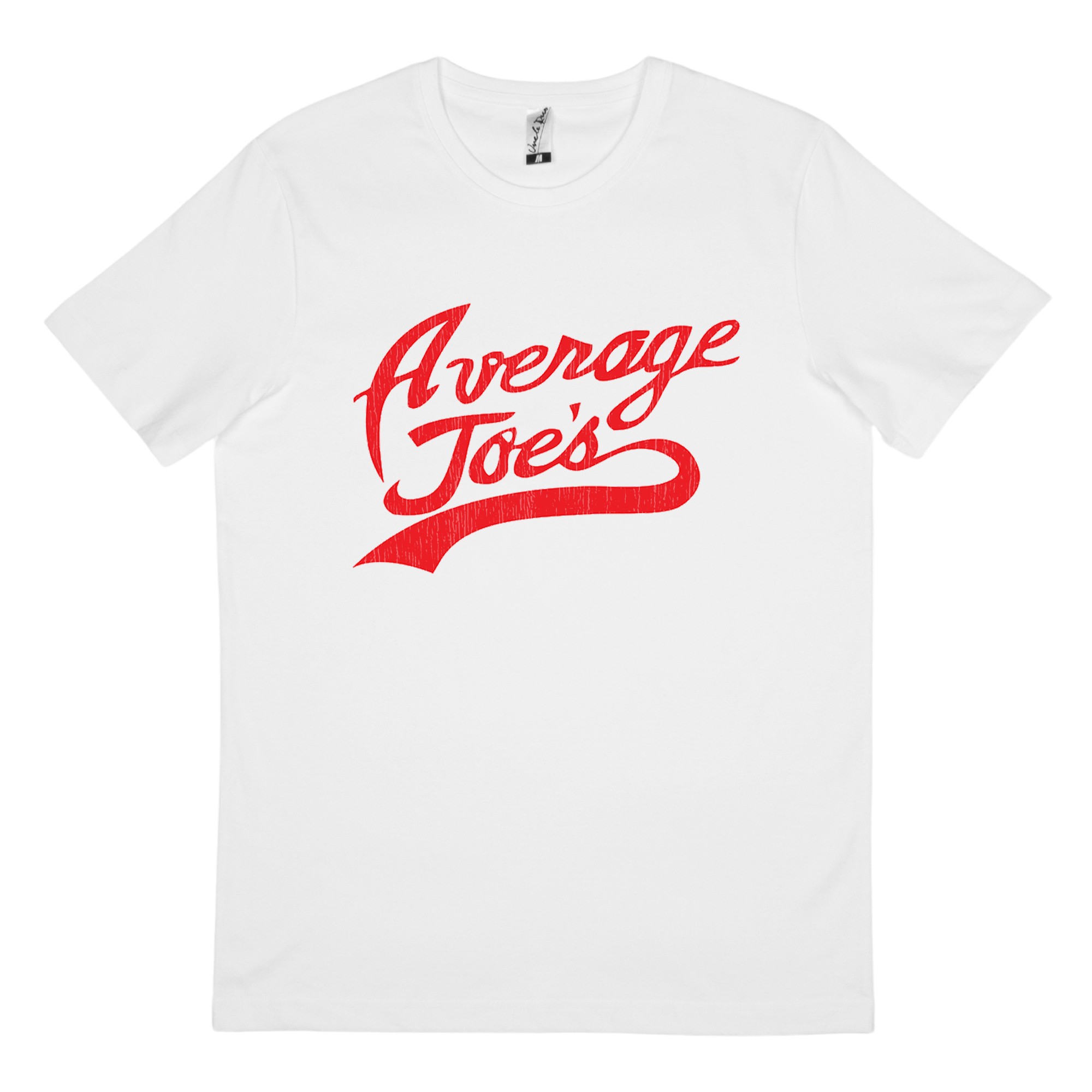 AVERAGE JOES WHITE TEE AVERAGE JOES WHITE TEE