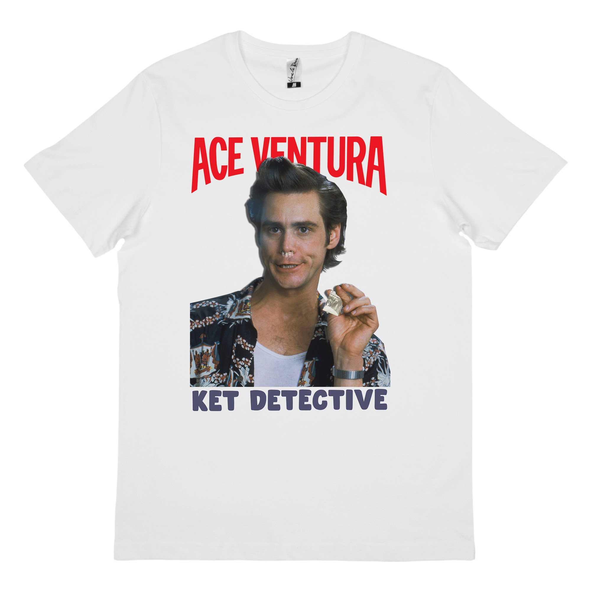 KET DETECTIVE WHITE TEE KET DETECTIVE WHITE TEE