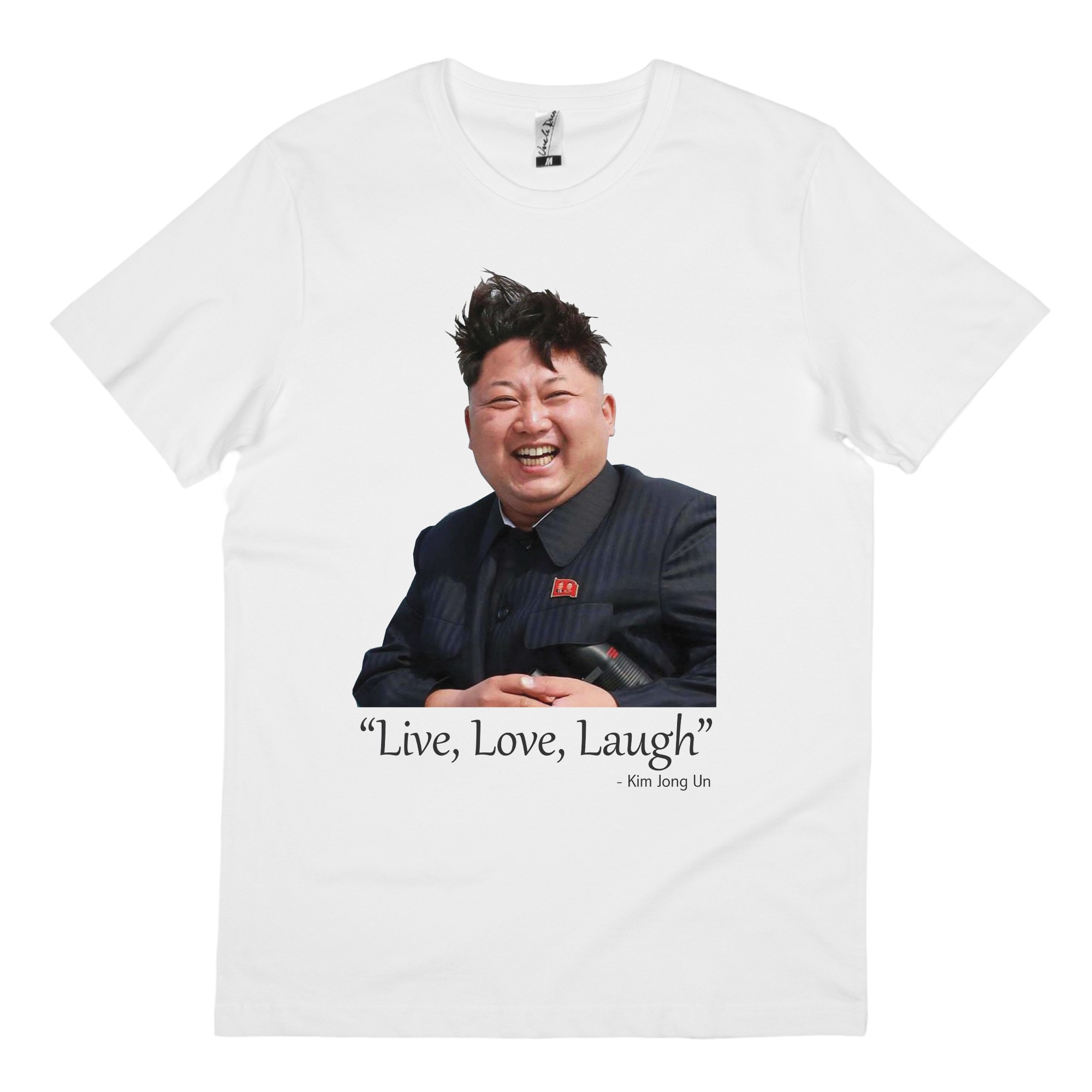 LIVE LOVE LAUGH WHITE TEE LIVE LOVE LAUGH WHITE TEE