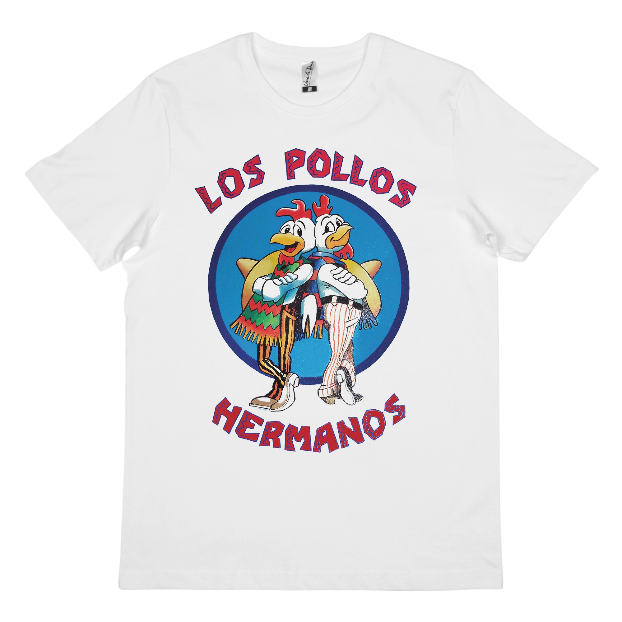LOS POLLOS WHITE TEE LOS POLLOS WHITE TEE
