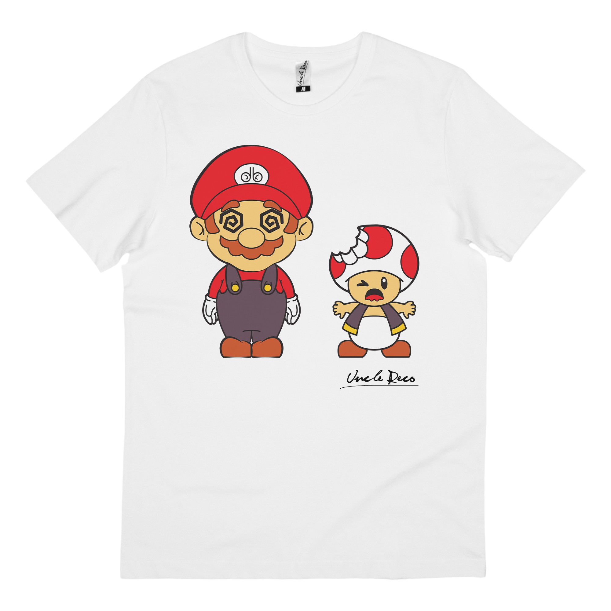 MUSHROOM WHITE TEE MUSHROOM WHITE TEE