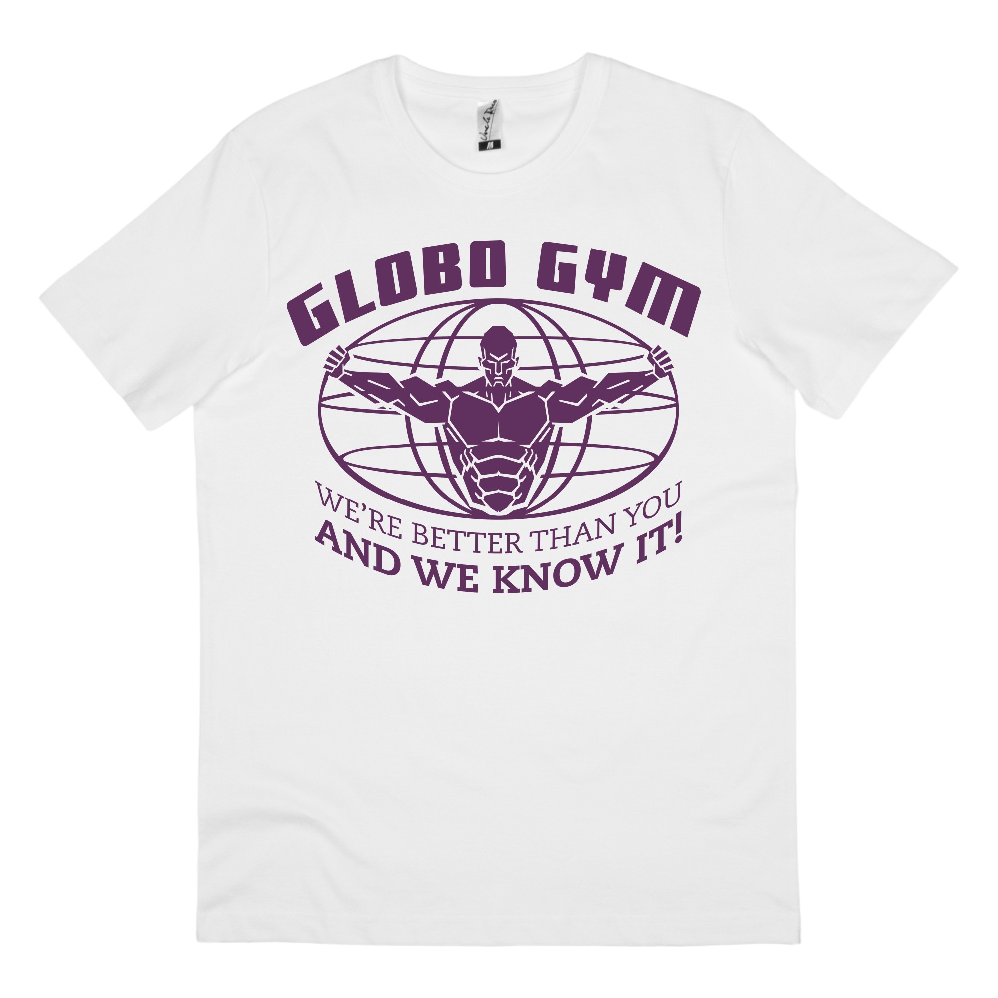 GLOBO GYM WHITE TEE GLOBO GYM WHITE TEE