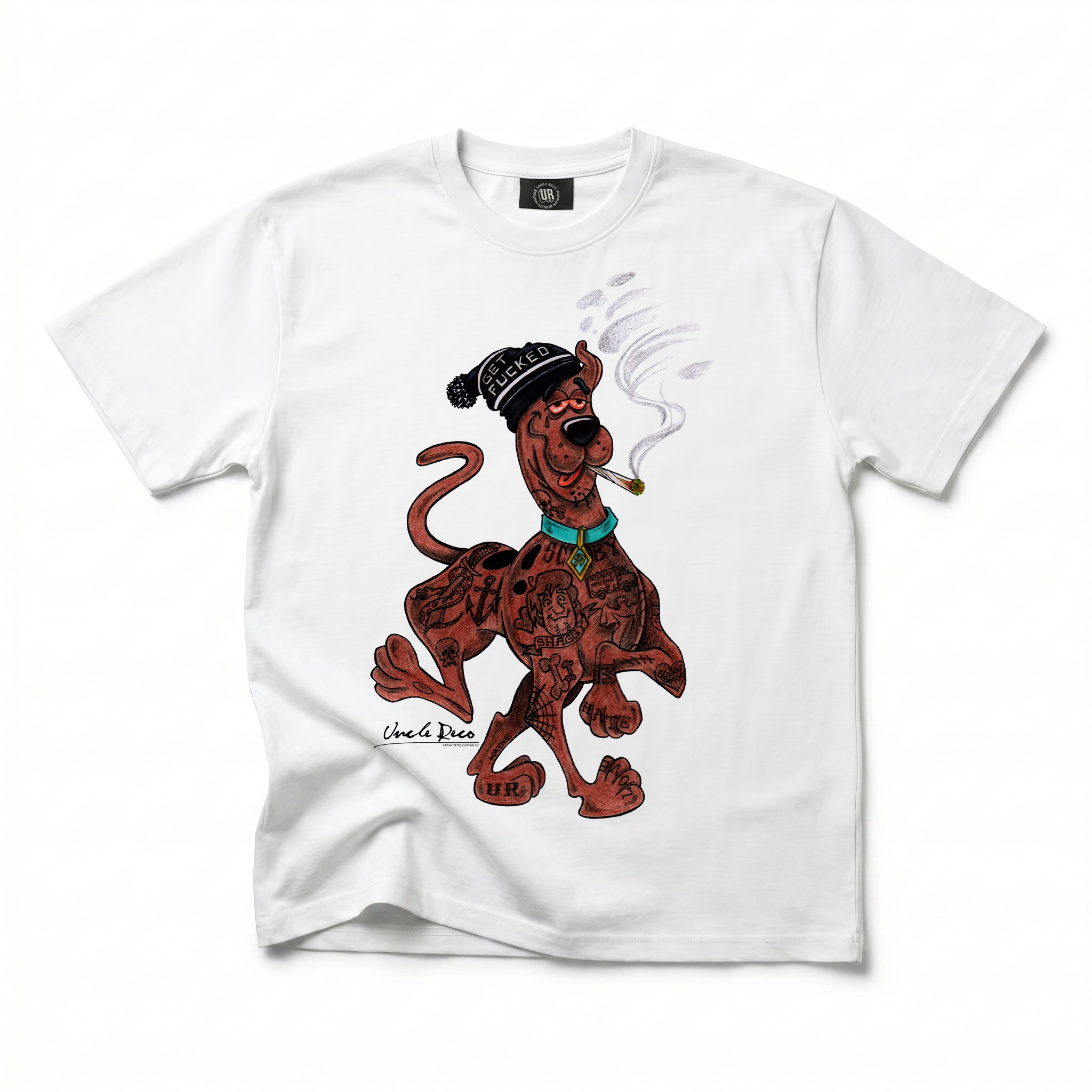 STONED SCOOBY WHITE TEE