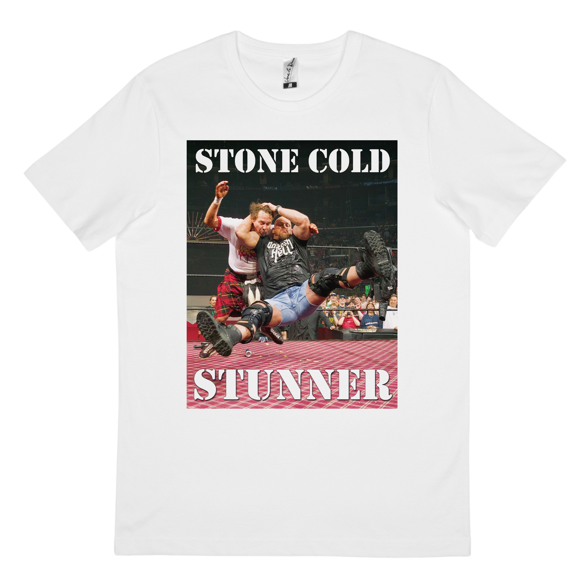 STONE COLD WHITE TEE STONE COLD WHITE TEE