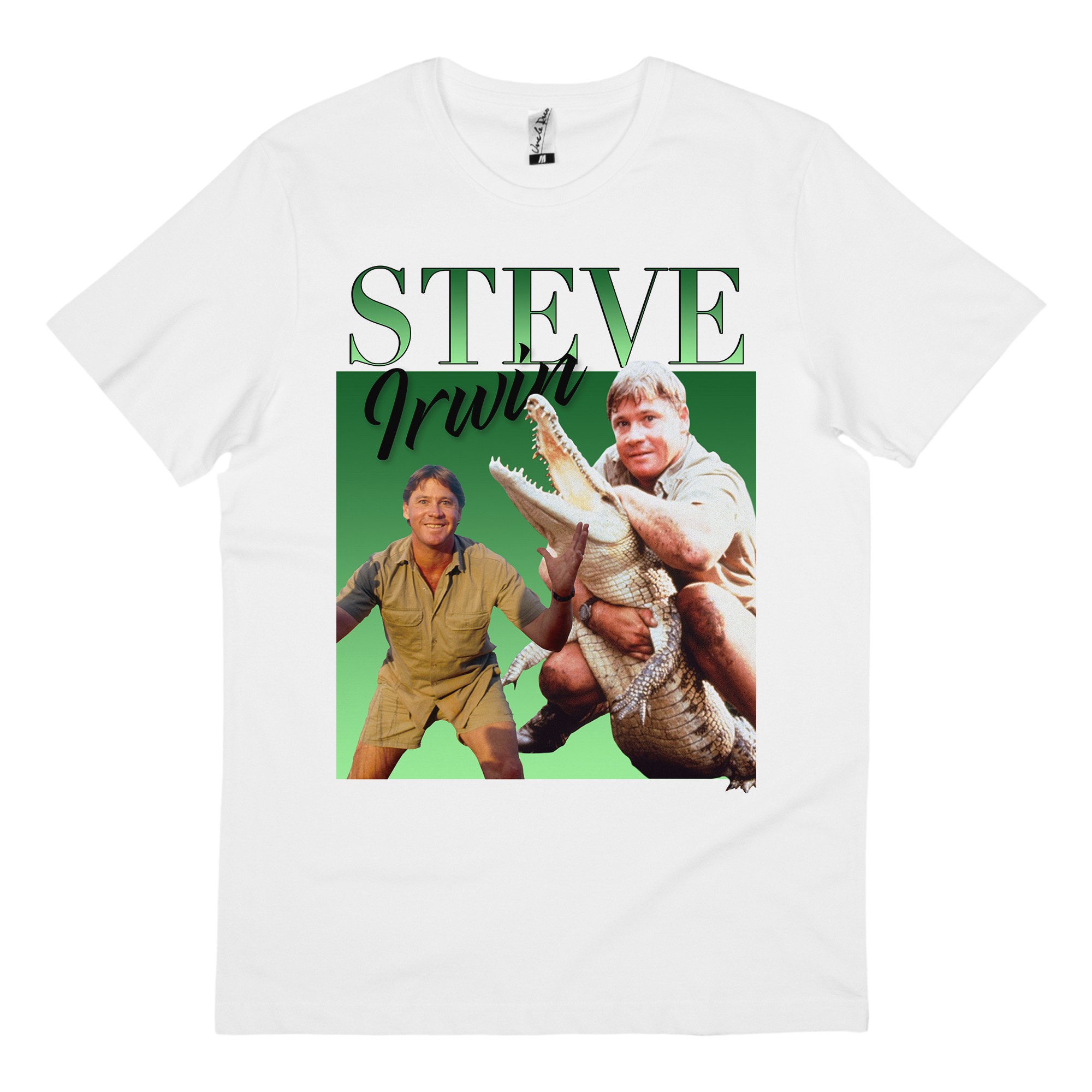 CROC HUNTER WHITE TEE CROC HUNTER WHITE TEE
