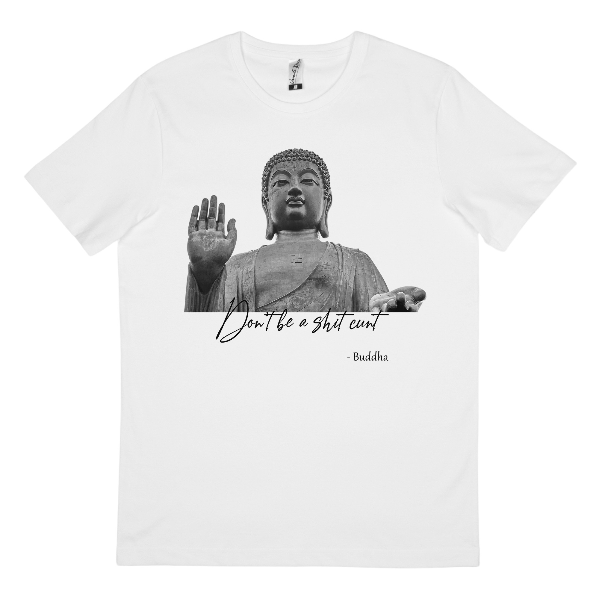 BUDDHA WHITE TEE BUDDHA WHITE TEE