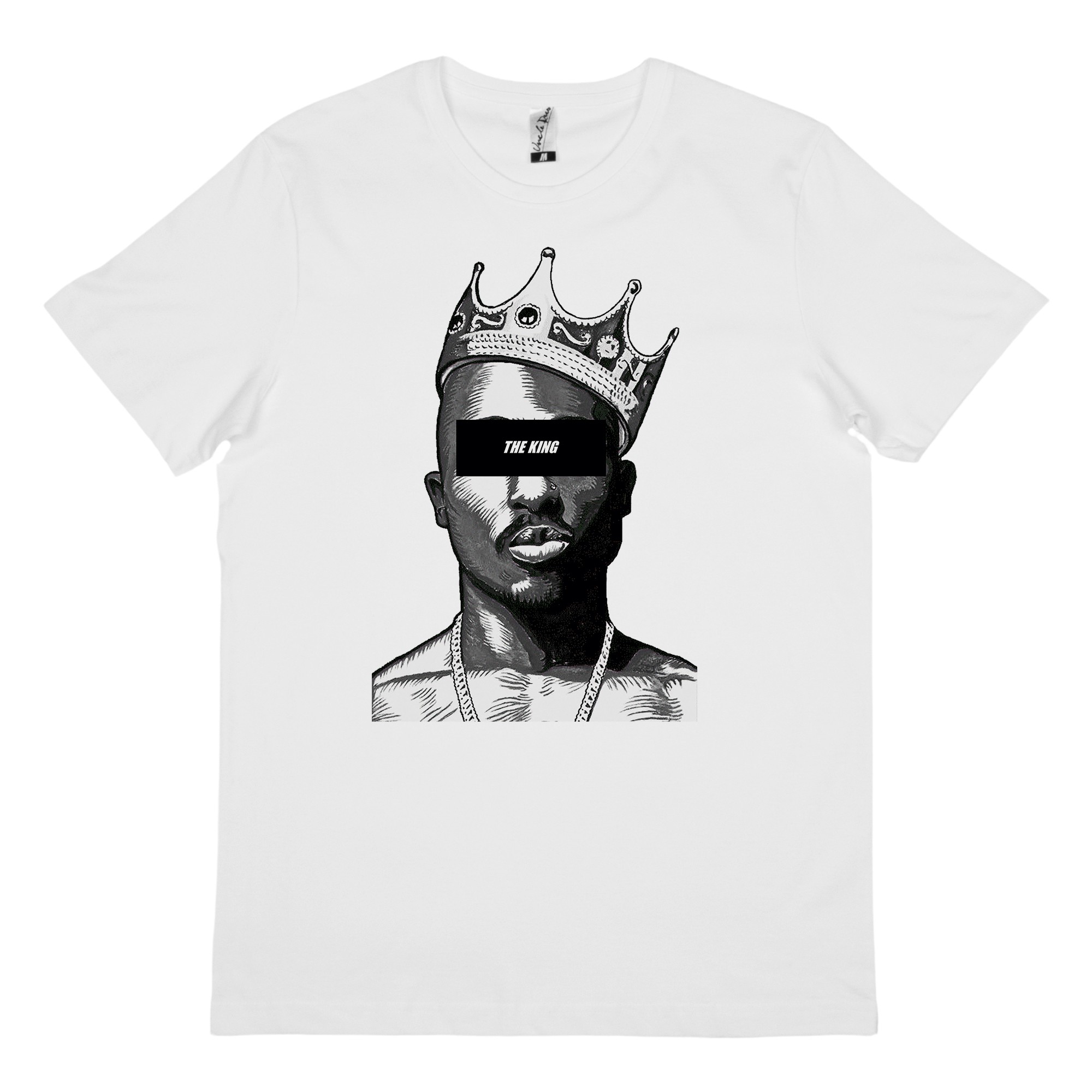 THE KING WHITE TEE THE KING WHITE TEE