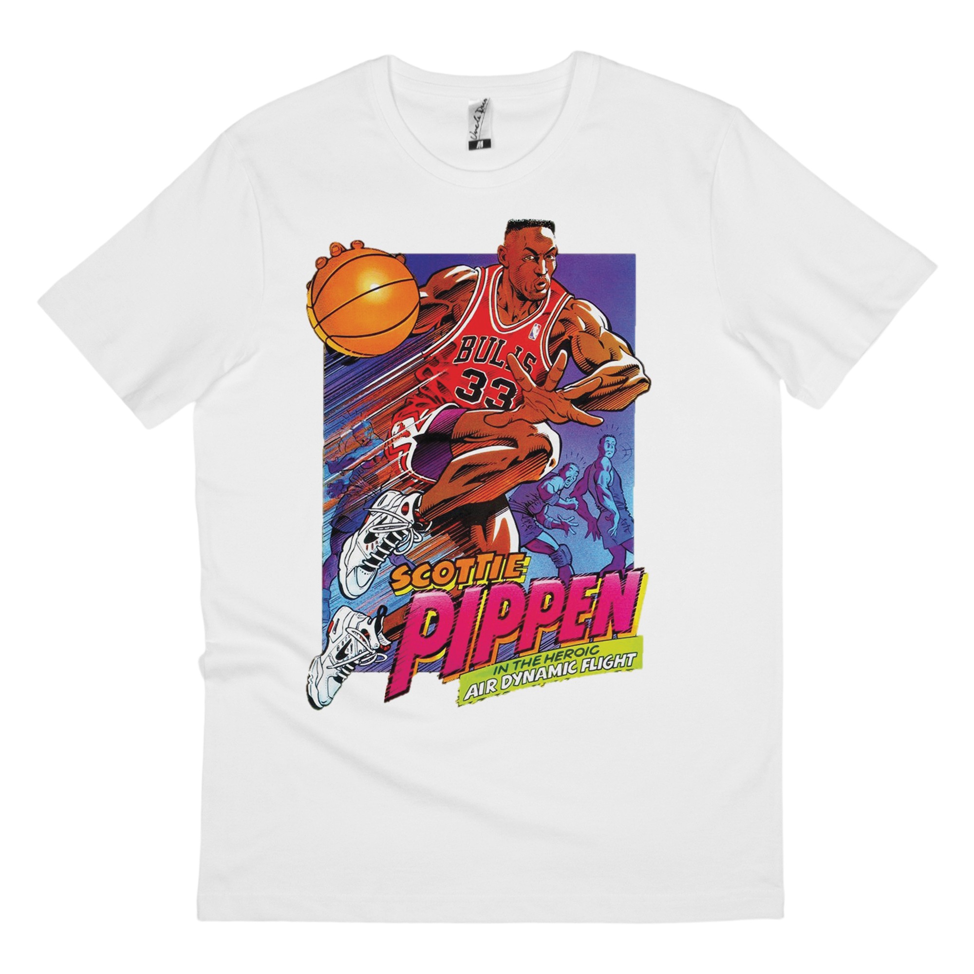 PIPPEN HERO WHITE TEE PIPPEN HERO WHITE TEE